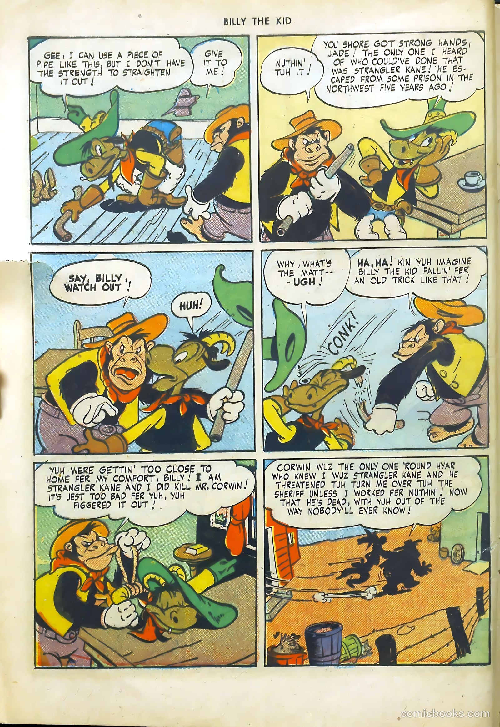Billy the Kid and Oscar #3 (1946) — page 8 of 48