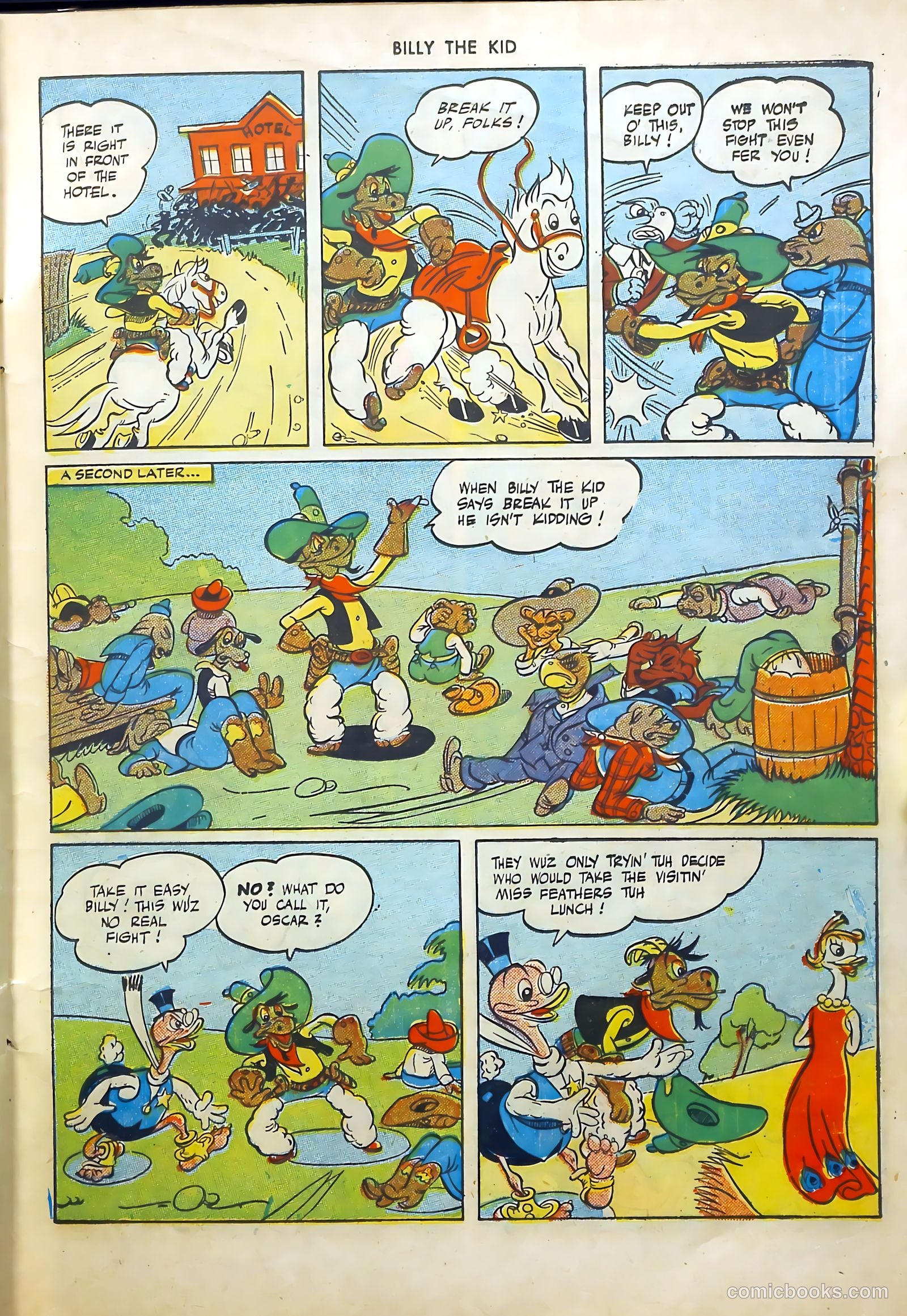 Billy the Kid and Oscar #3 (1946) — page 15 of 48