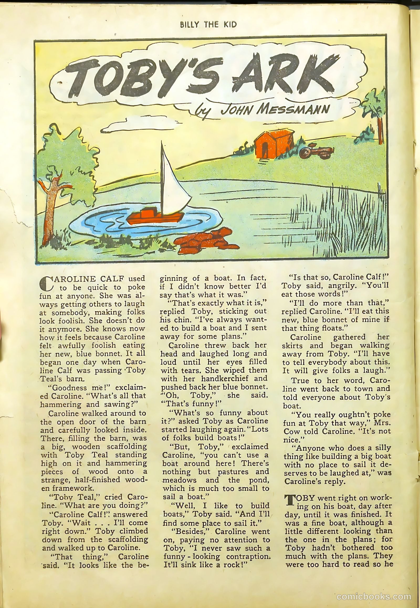 Billy the Kid and Oscar #3 (1946) — page 22 of 48