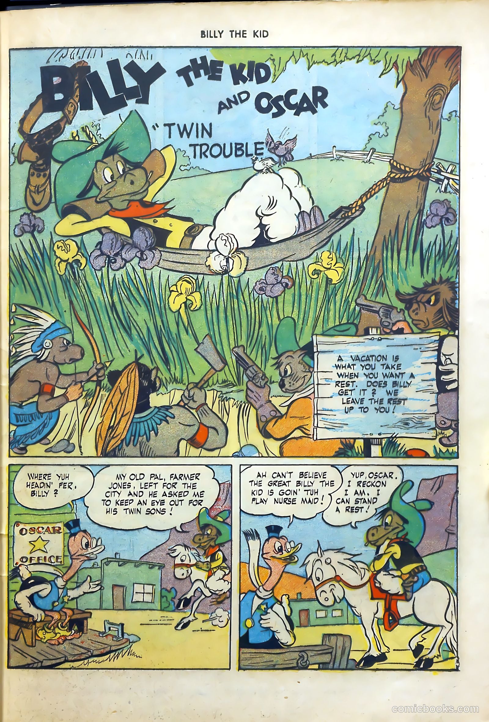 Billy the Kid and Oscar #3 (1946) — page 33 of 48