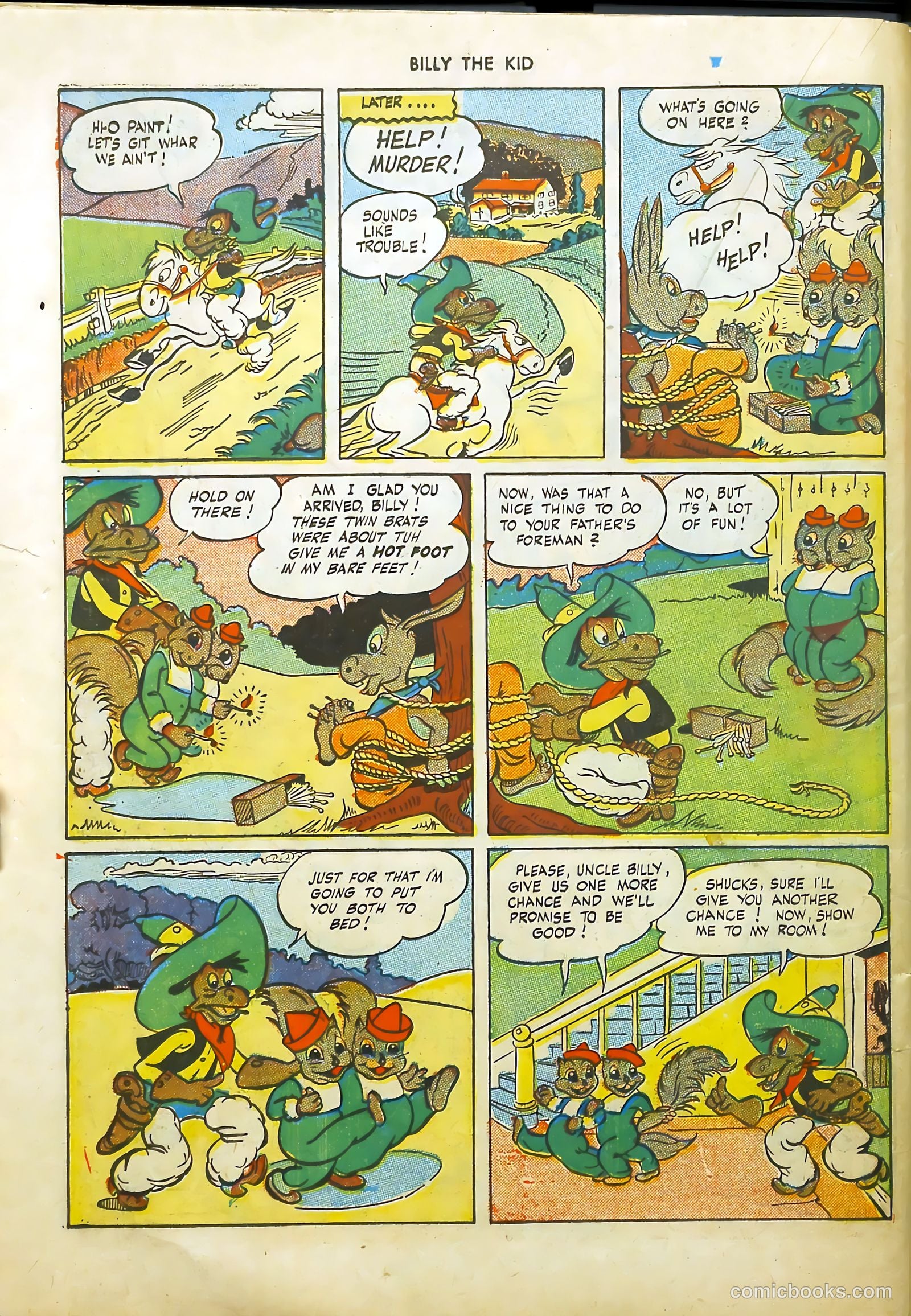 Billy the Kid and Oscar #3 (1946) — page 34 of 48