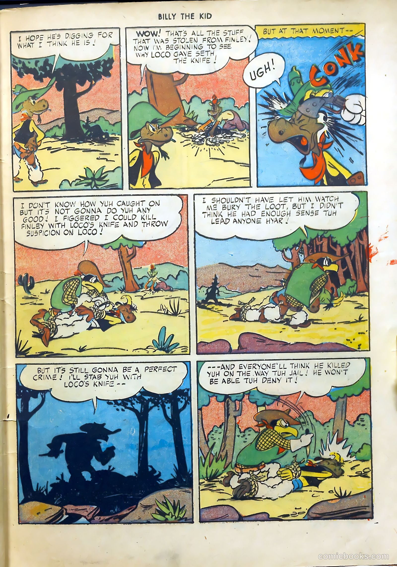 Billy the Kid and Oscar #3 (1946) — page 45 of 48