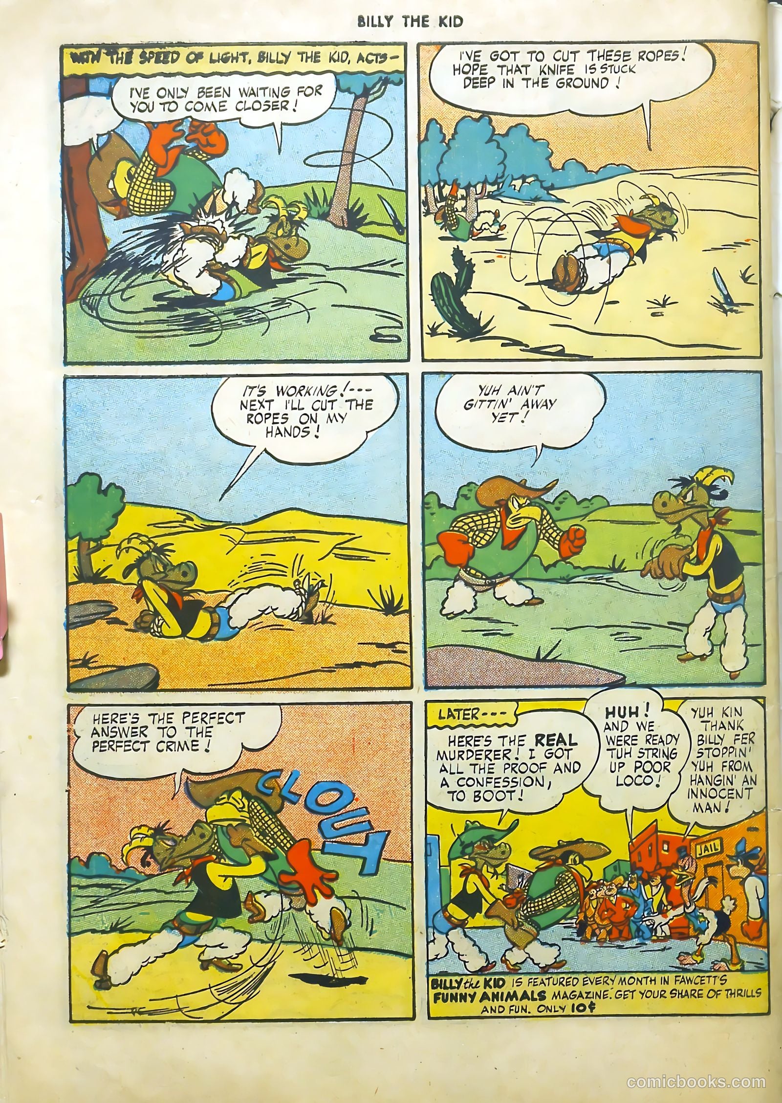 Billy the Kid and Oscar #3 (1946) — page 46 of 48