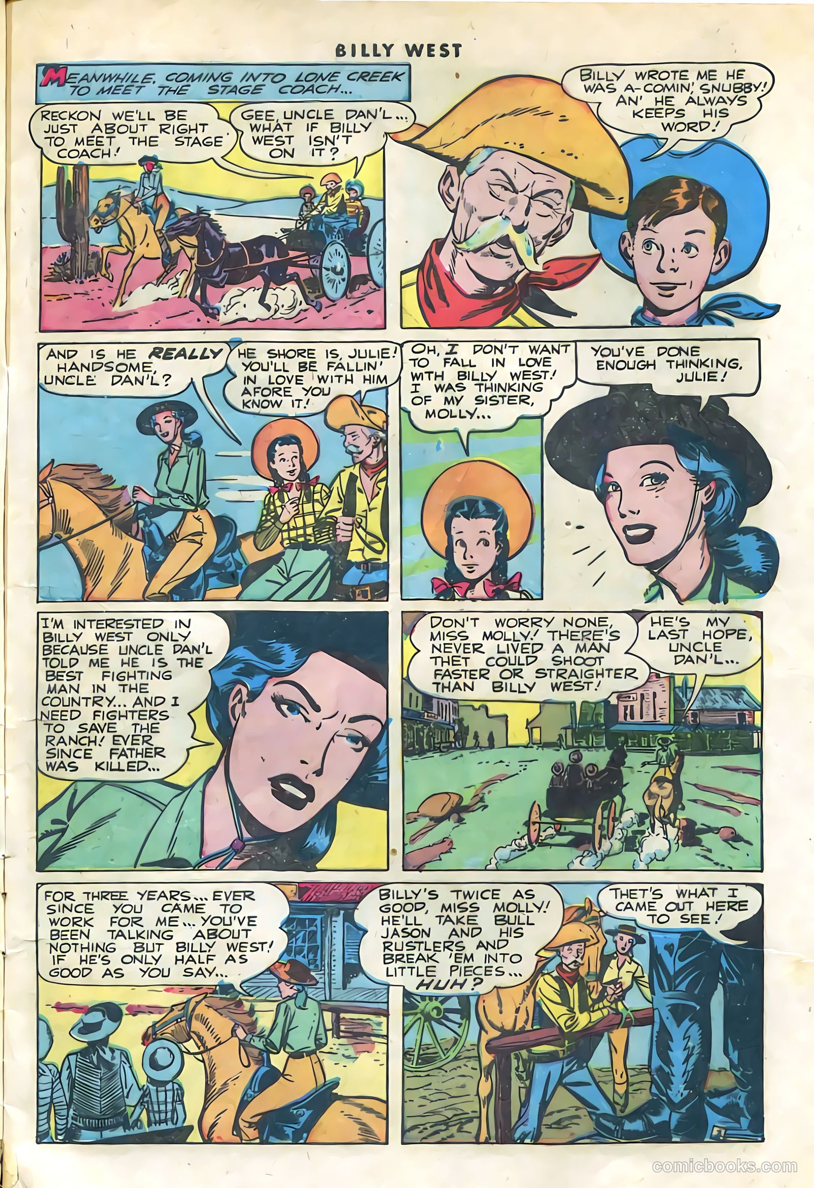 Billy West #1 (1949, Visual Editions, Inc.) — page 5 of 36