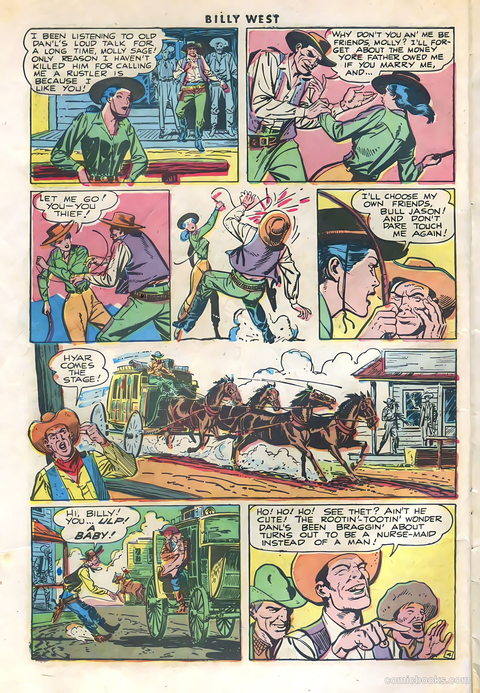 Billy West #1 (1949, Visual Editions, Inc.) — page 6 of 36