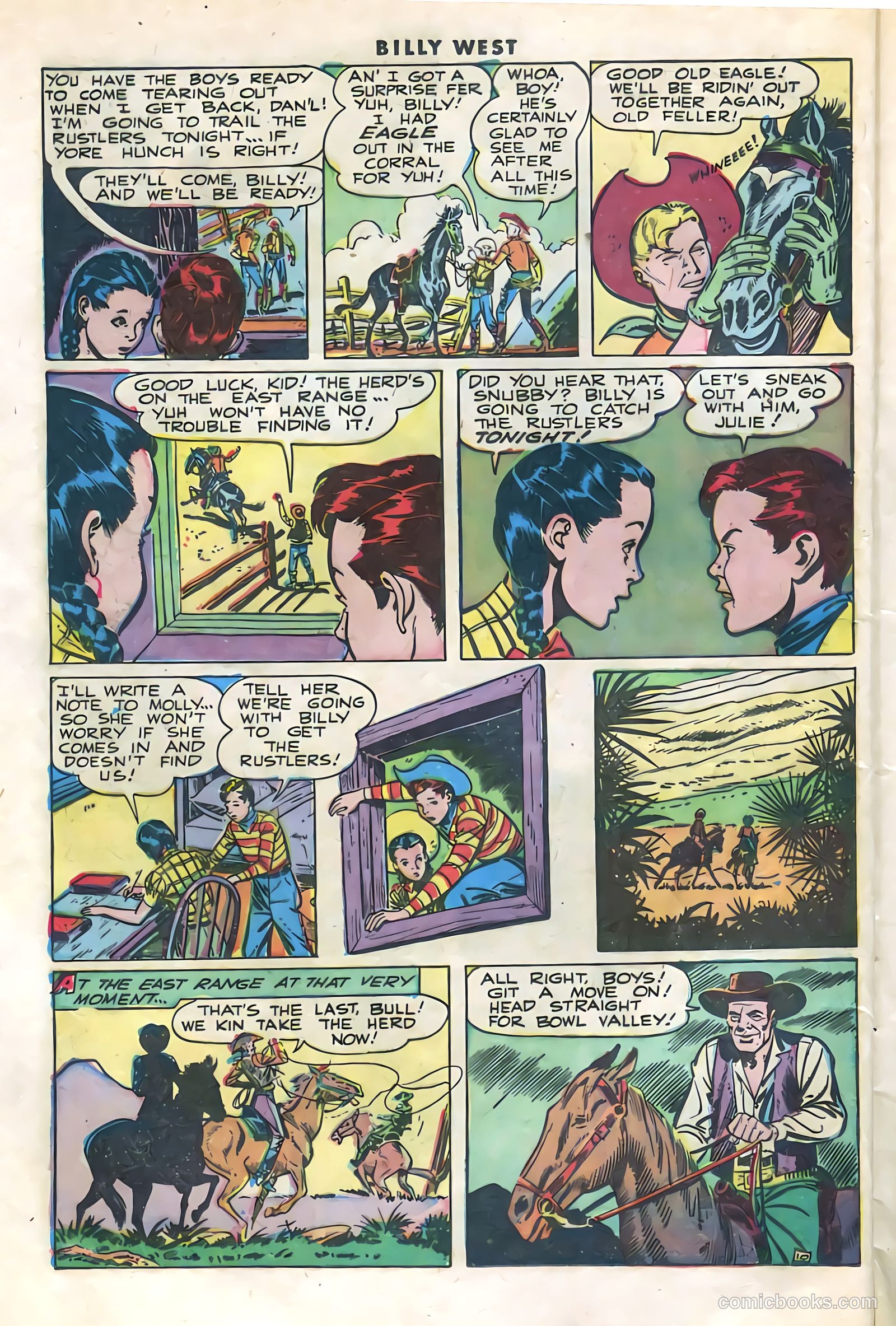 Billy West #1 (1949, Visual Editions, Inc.) — page 12 of 36