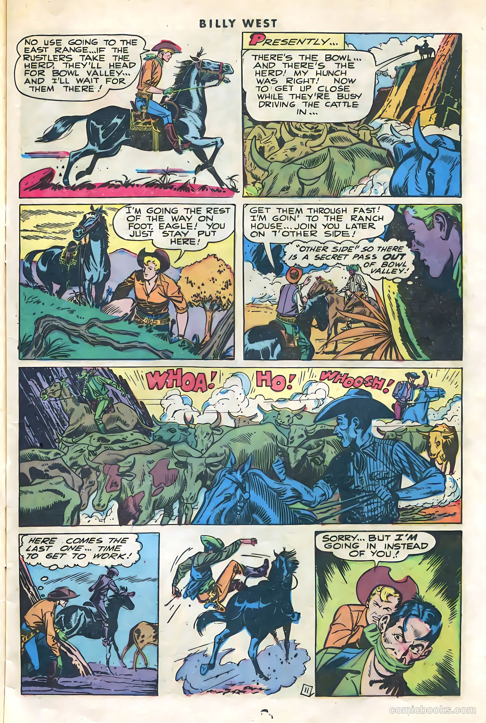 Billy West #1 (1949, Visual Editions, Inc.) — page 13 of 36