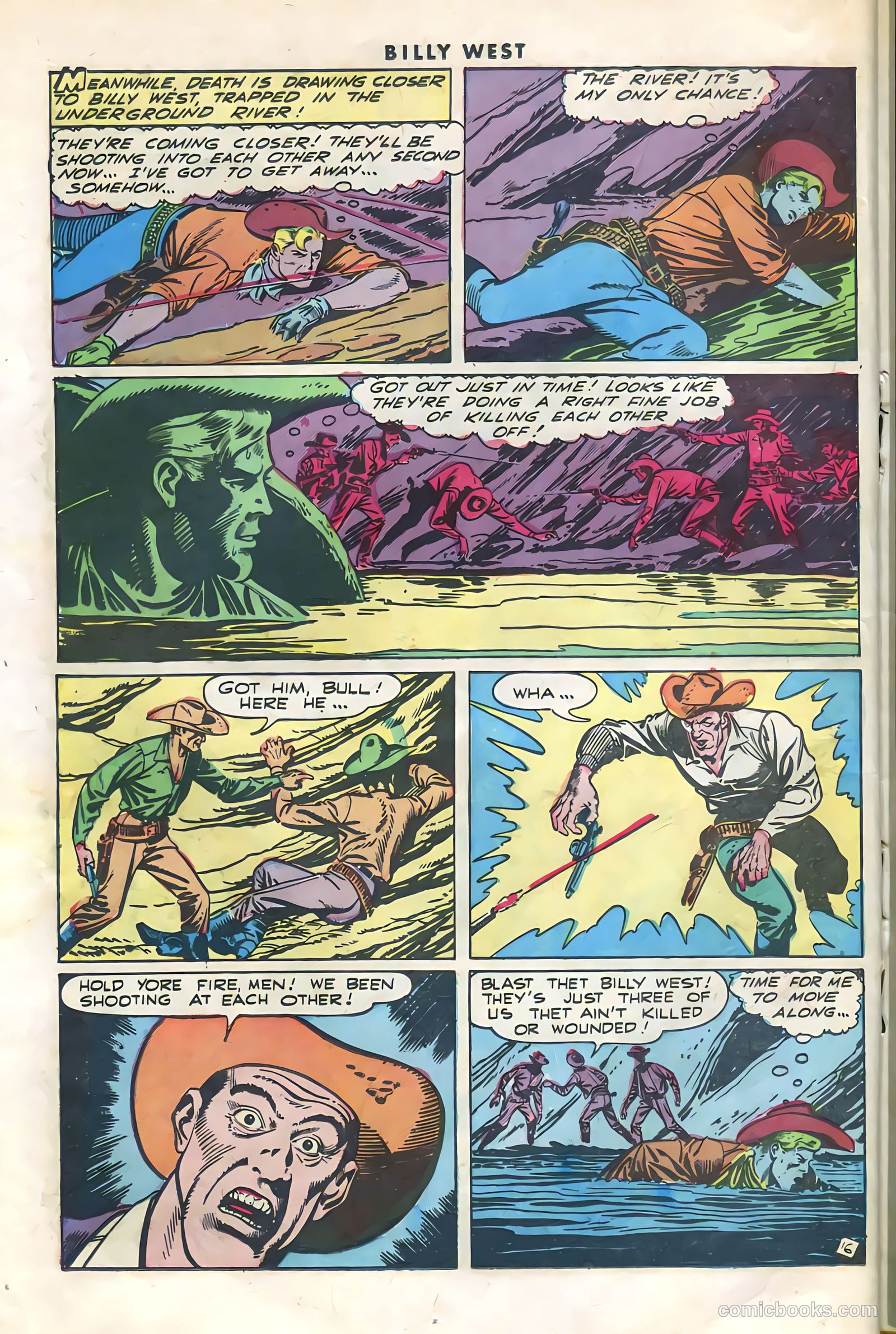 Billy West #1 (1949, Visual Editions, Inc.) — page 18 of 36