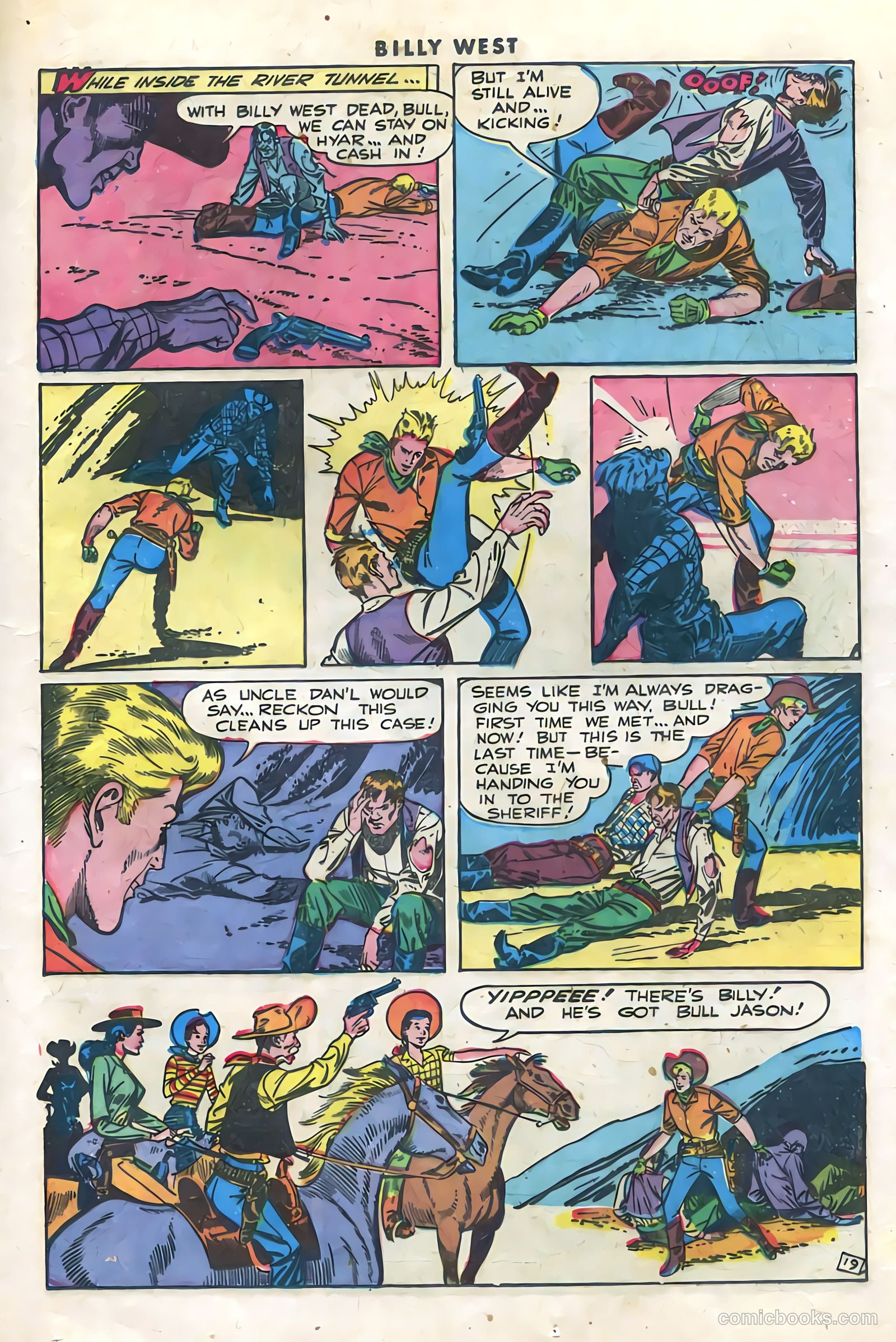 Billy West #1 (1949, Visual Editions, Inc.) — page 21 of 36
