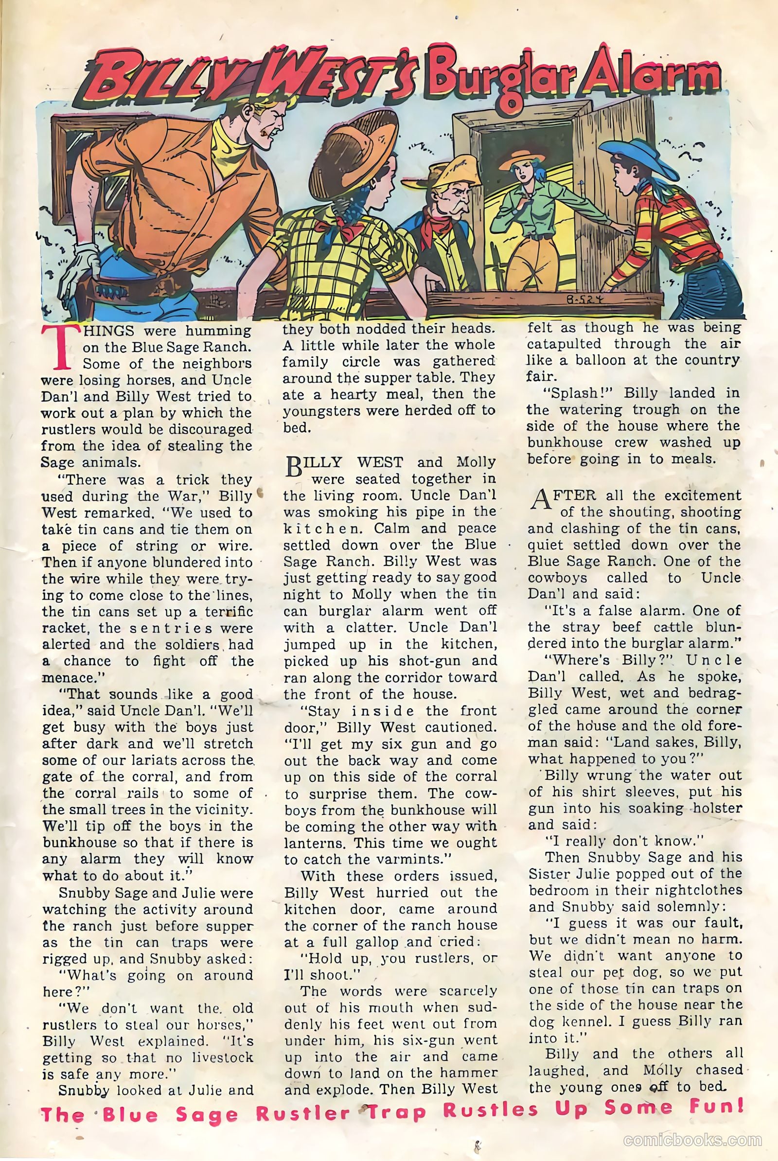 Billy West #1 (1949, Visual Editions, Inc.) — page 23 of 36