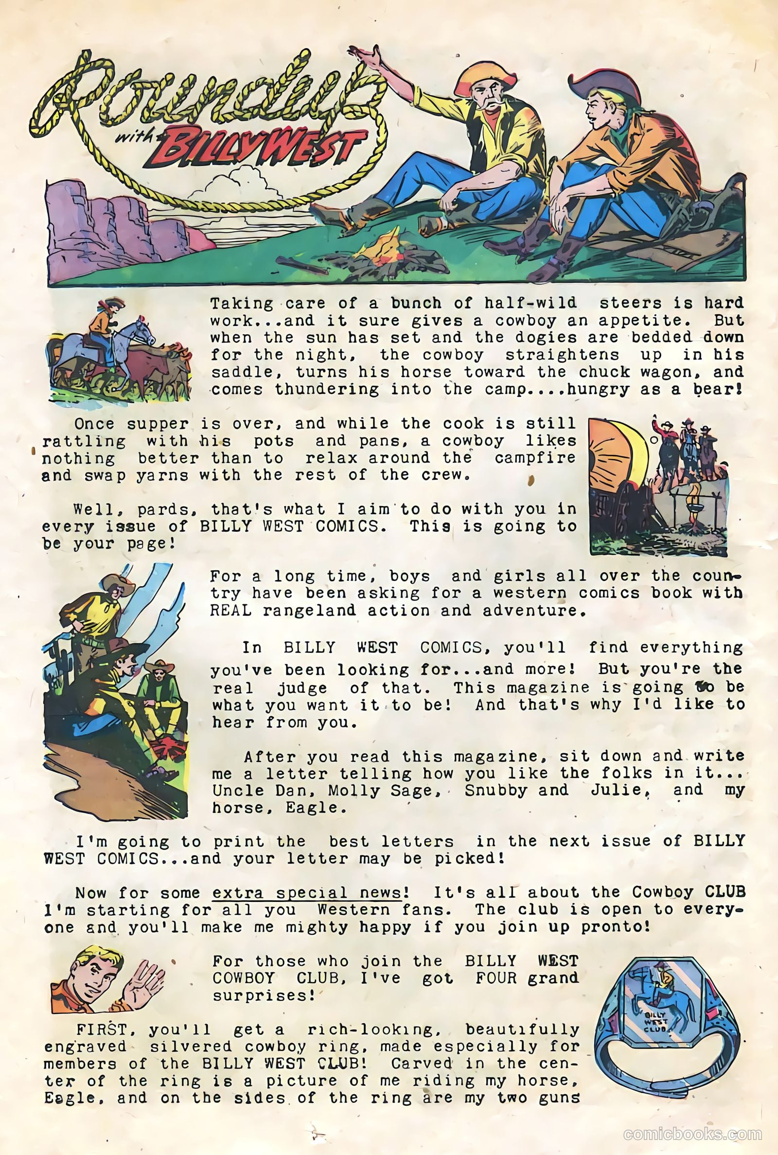 Billy West #1 (1949, Visual Editions, Inc.) — page 24 of 36