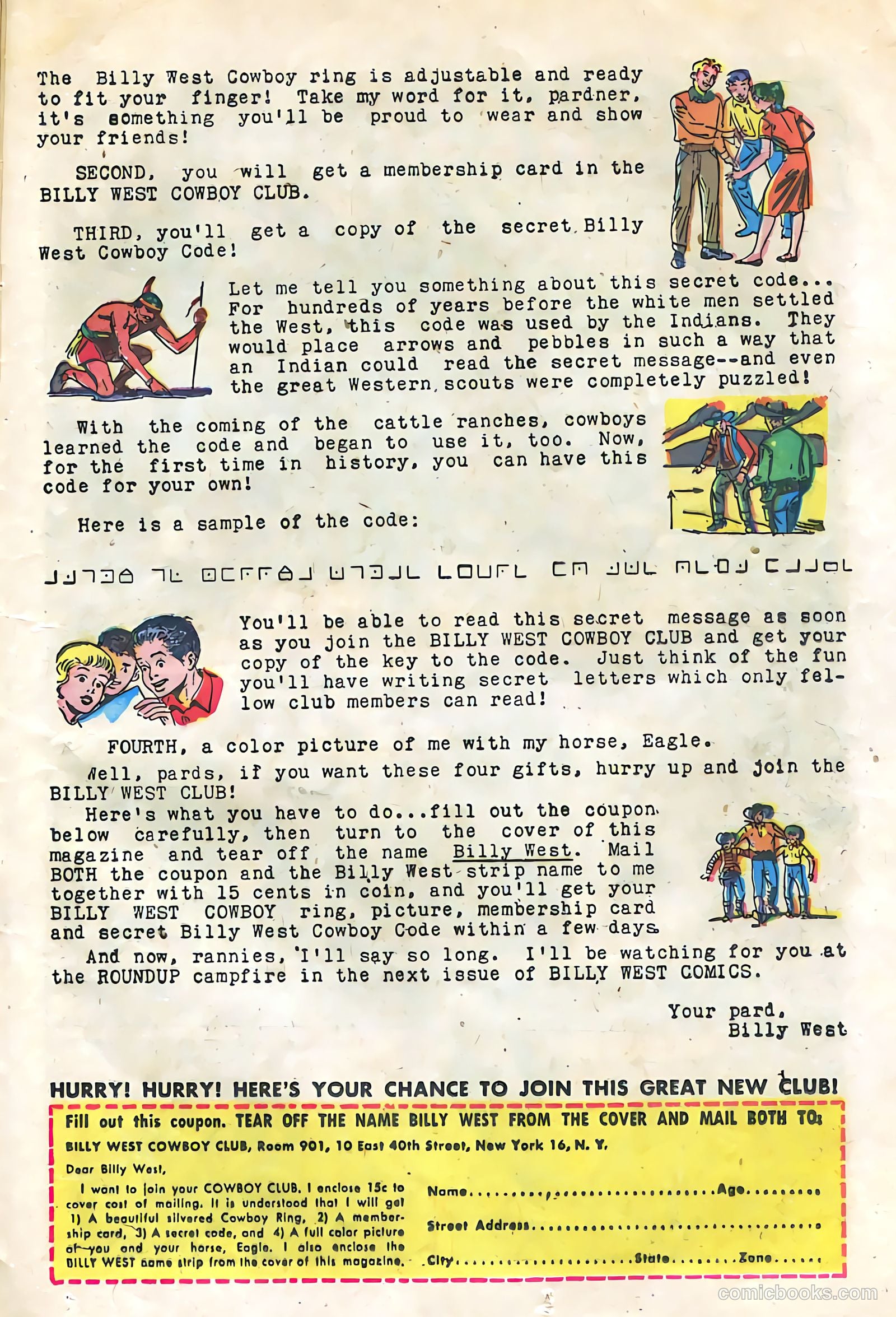 Billy West #1 (1949, Visual Editions, Inc.) — page 25 of 36