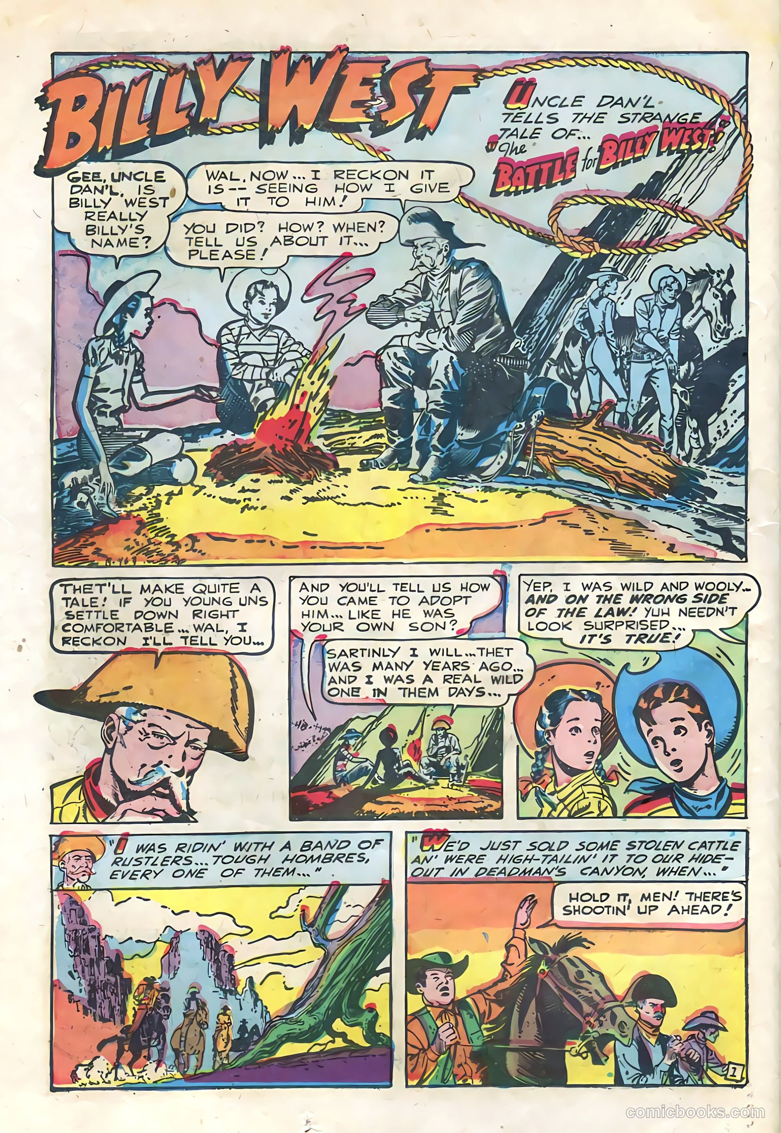 Billy West #1 (1949, Visual Editions, Inc.) — page 26 of 36