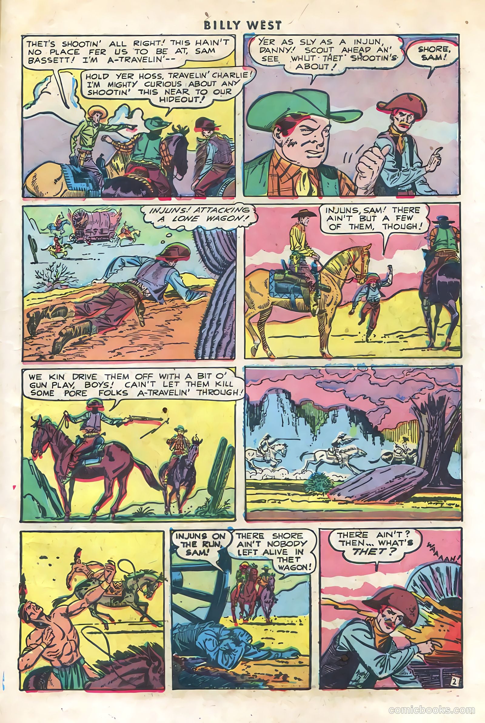 Billy West #1 (1949, Visual Editions, Inc.) — page 27 of 36