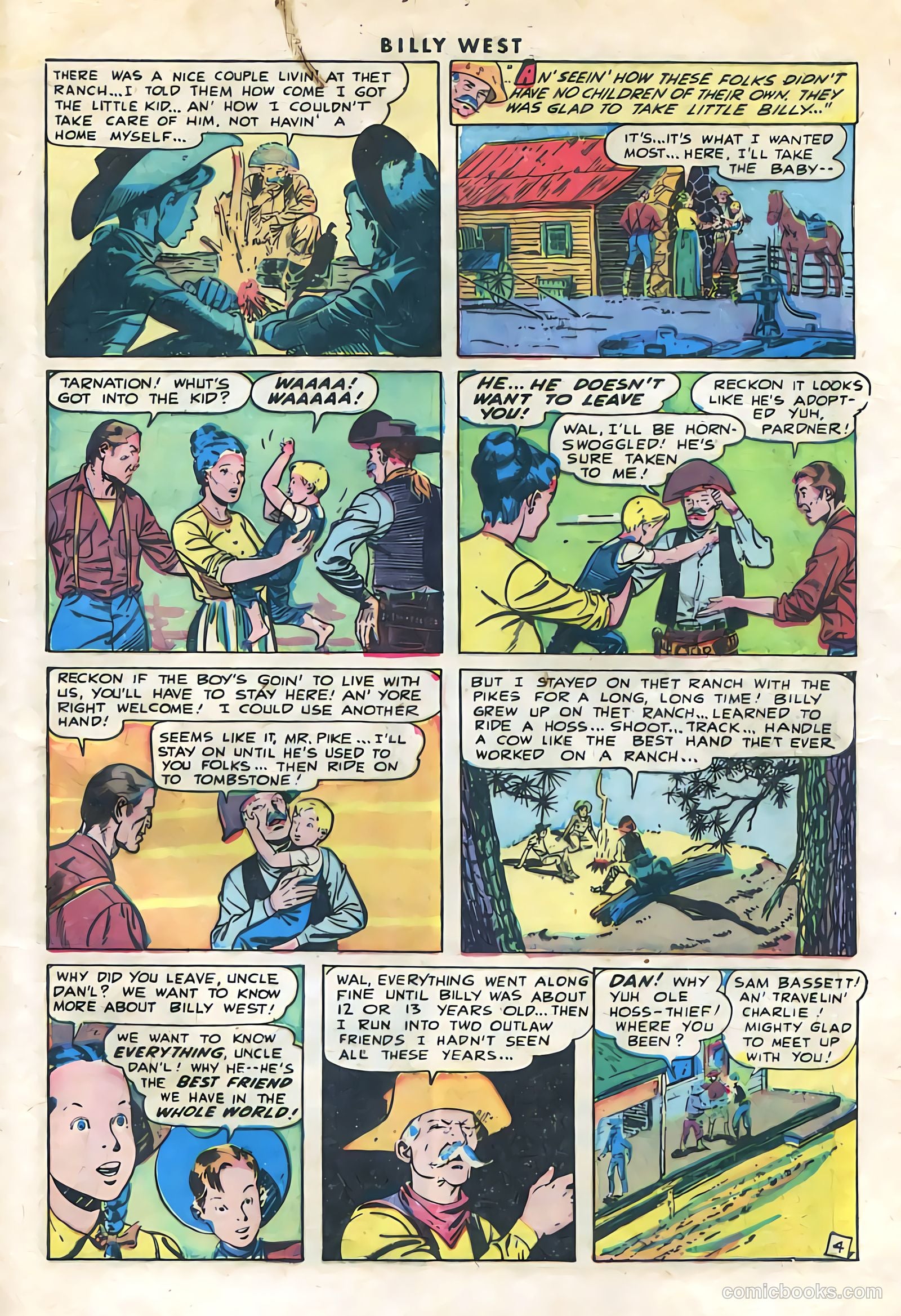 Billy West #1 (1949, Visual Editions, Inc.) — page 29 of 36