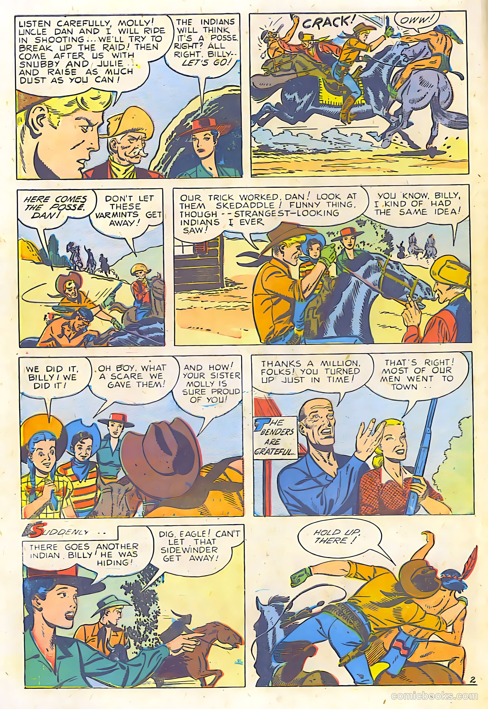 Billy West #6 (1950, Visual Editions, Inc.) — page 4 of 36