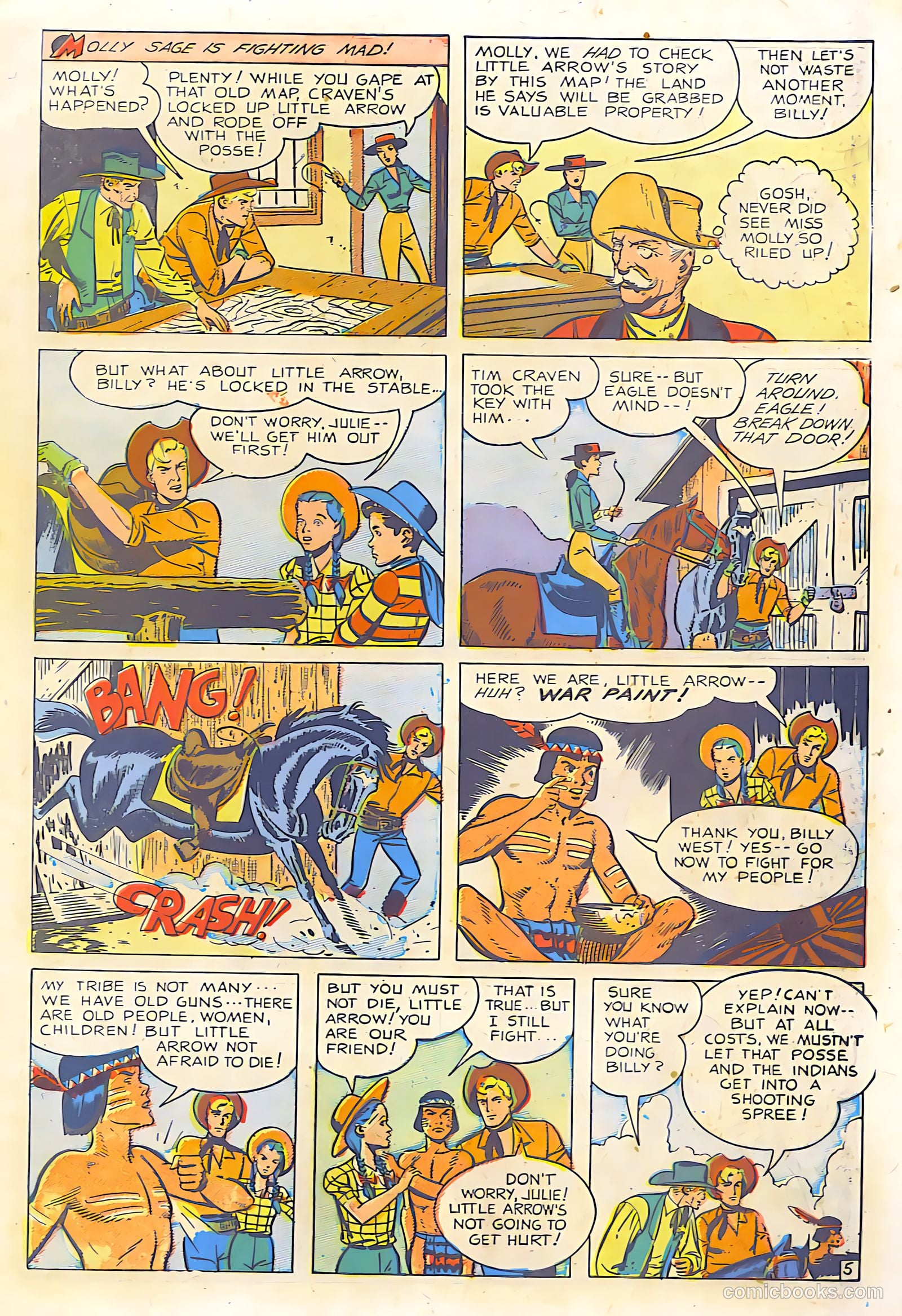 Billy West #6 (1950, Visual Editions, Inc.) — page 7 of 36