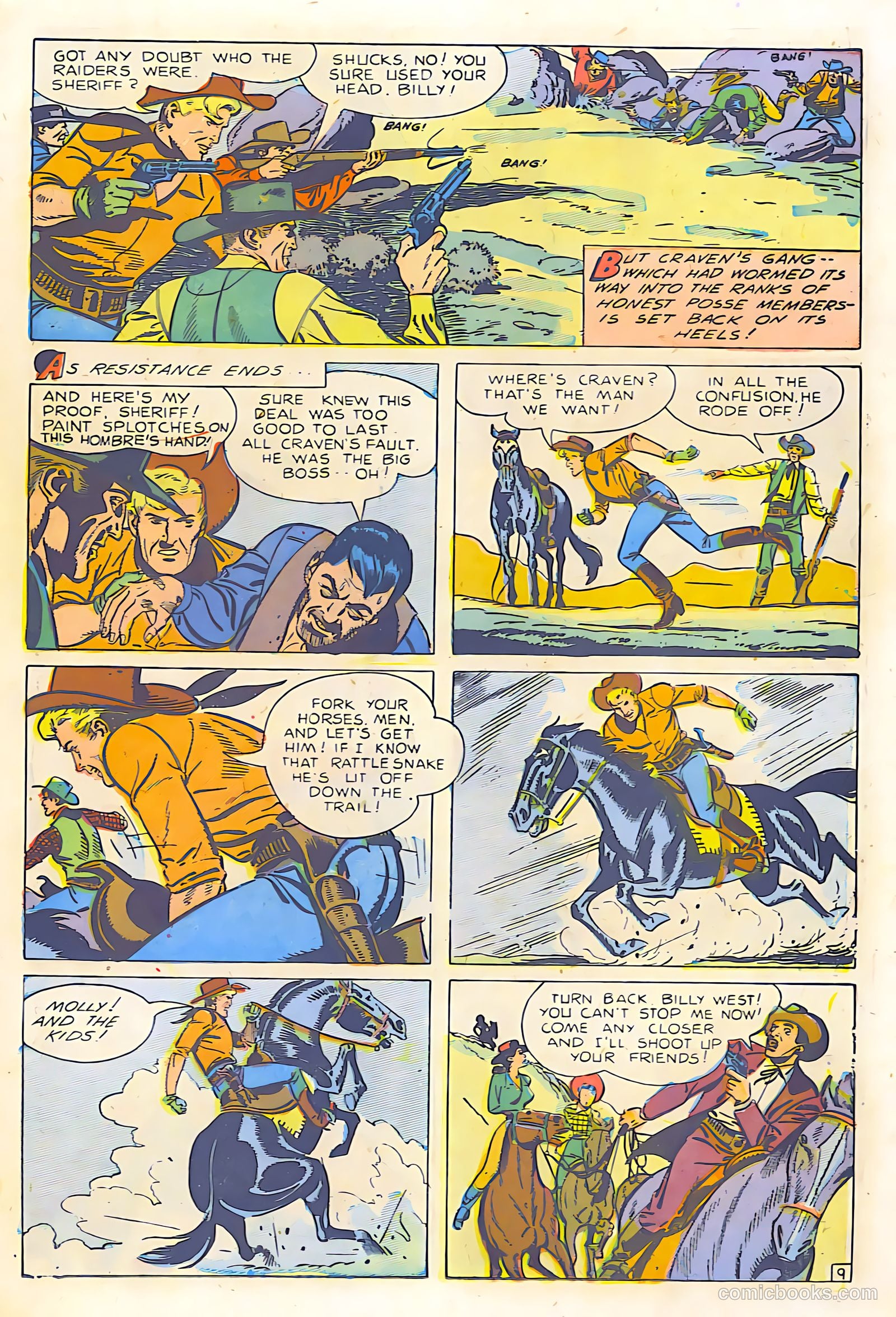 Billy West #6 (1950, Visual Editions, Inc.) — page 11 of 36