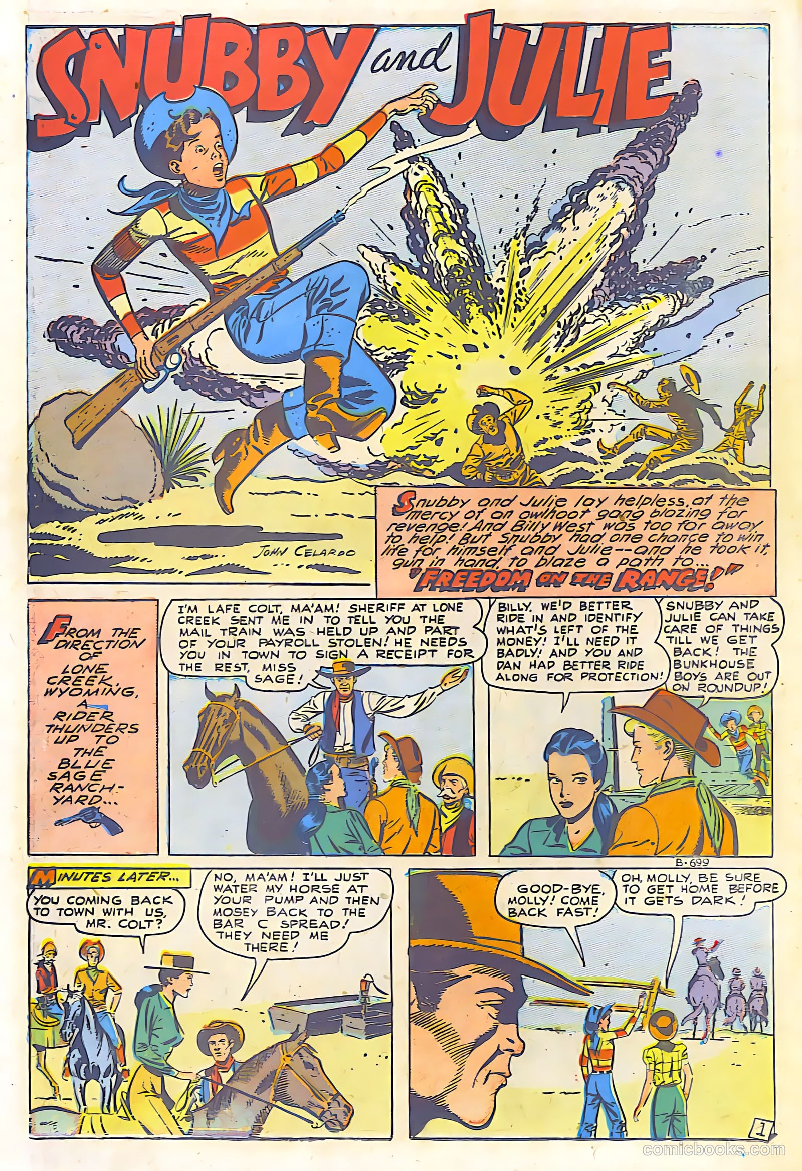 Billy West #6 (1950, Visual Editions, Inc.) — page 14 of 36