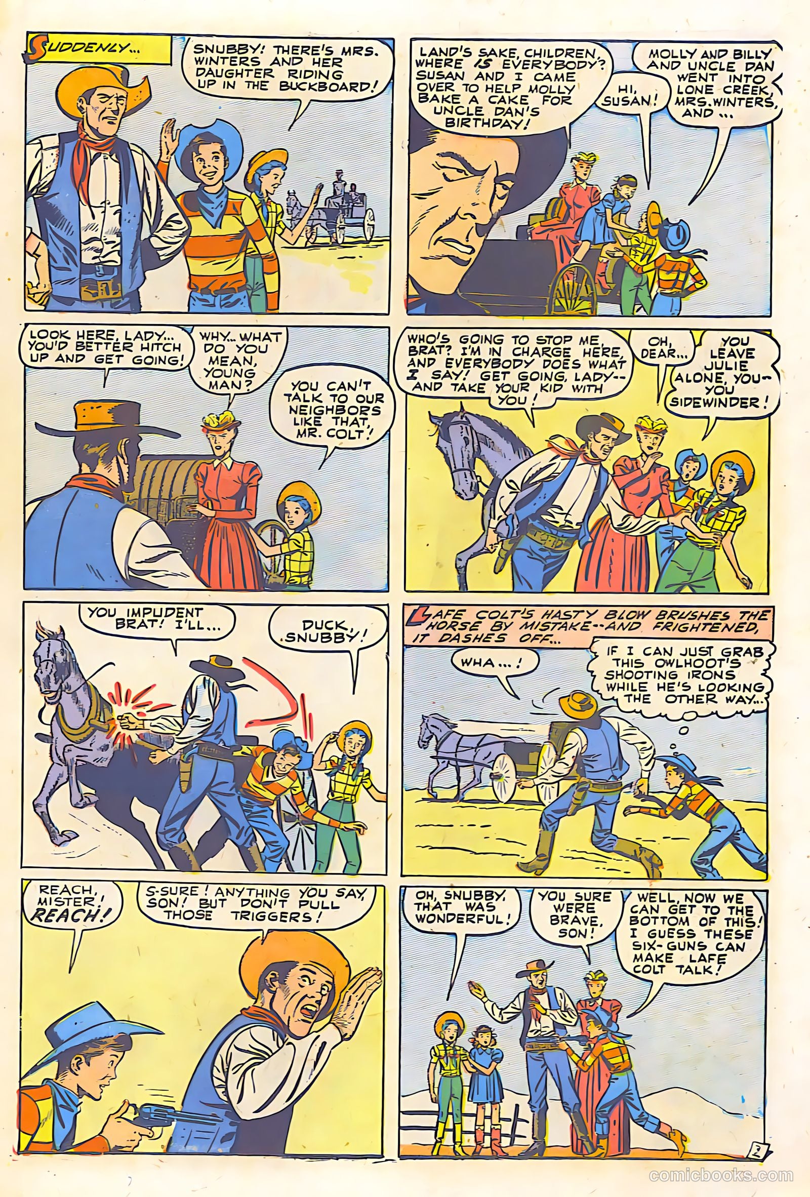 Billy West #6 (1950, Visual Editions, Inc.) — page 15 of 36