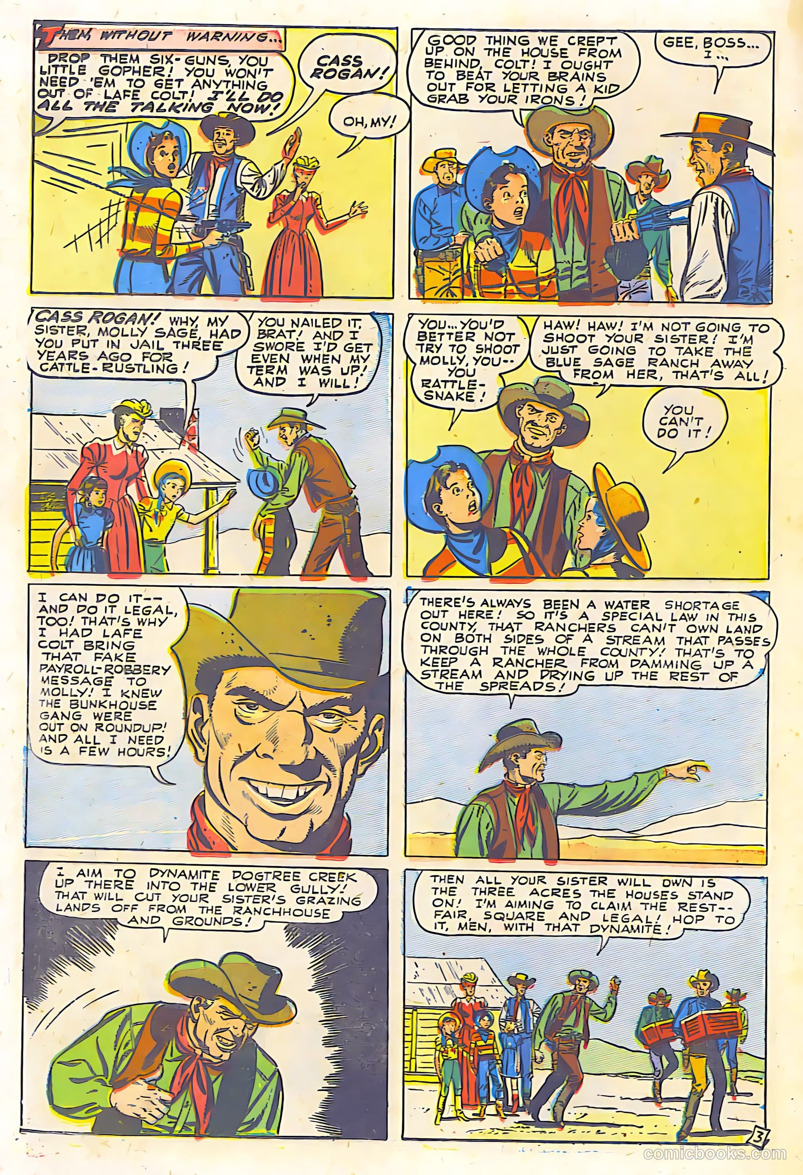 Billy West #6 (1950, Visual Editions, Inc.) — page 16 of 36