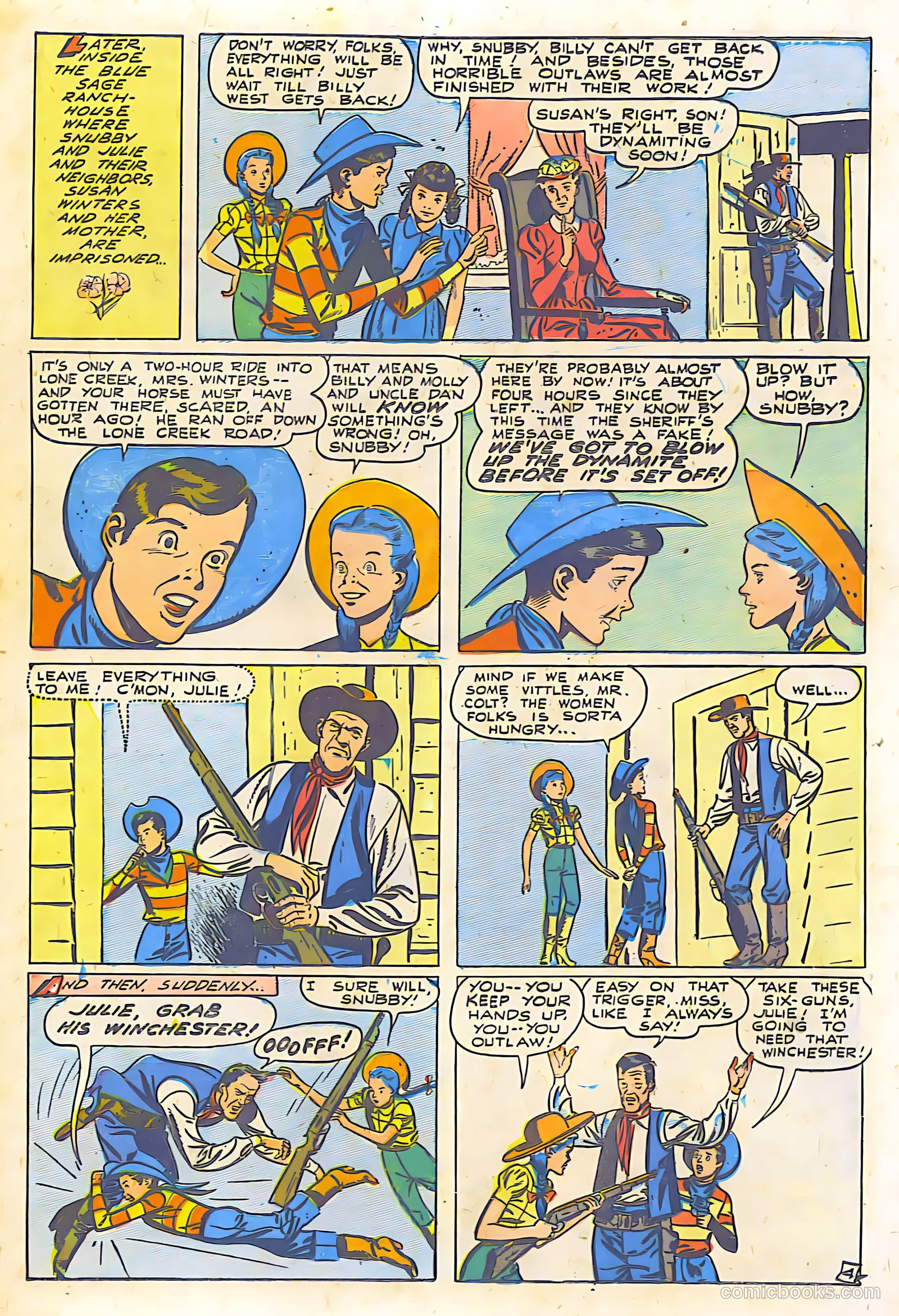 Billy West #6 (1950, Visual Editions, Inc.) — page 17 of 36