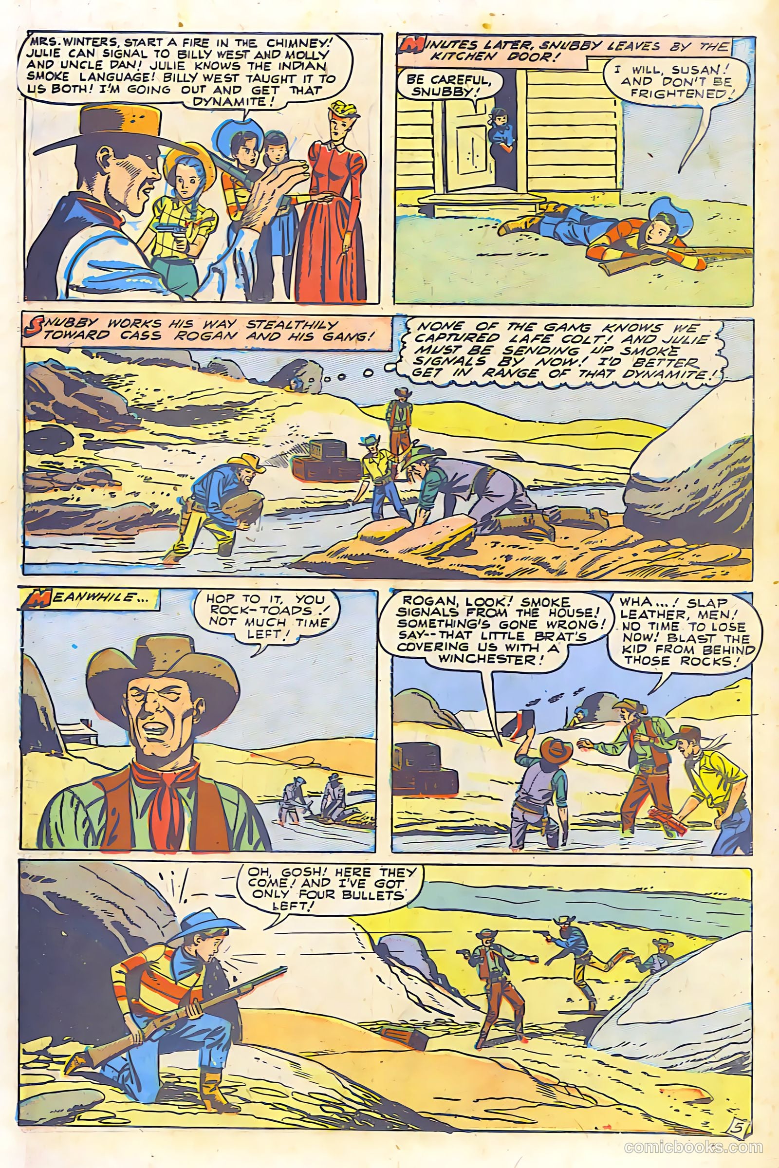 Billy West #6 (1950, Visual Editions, Inc.) — page 18 of 36
