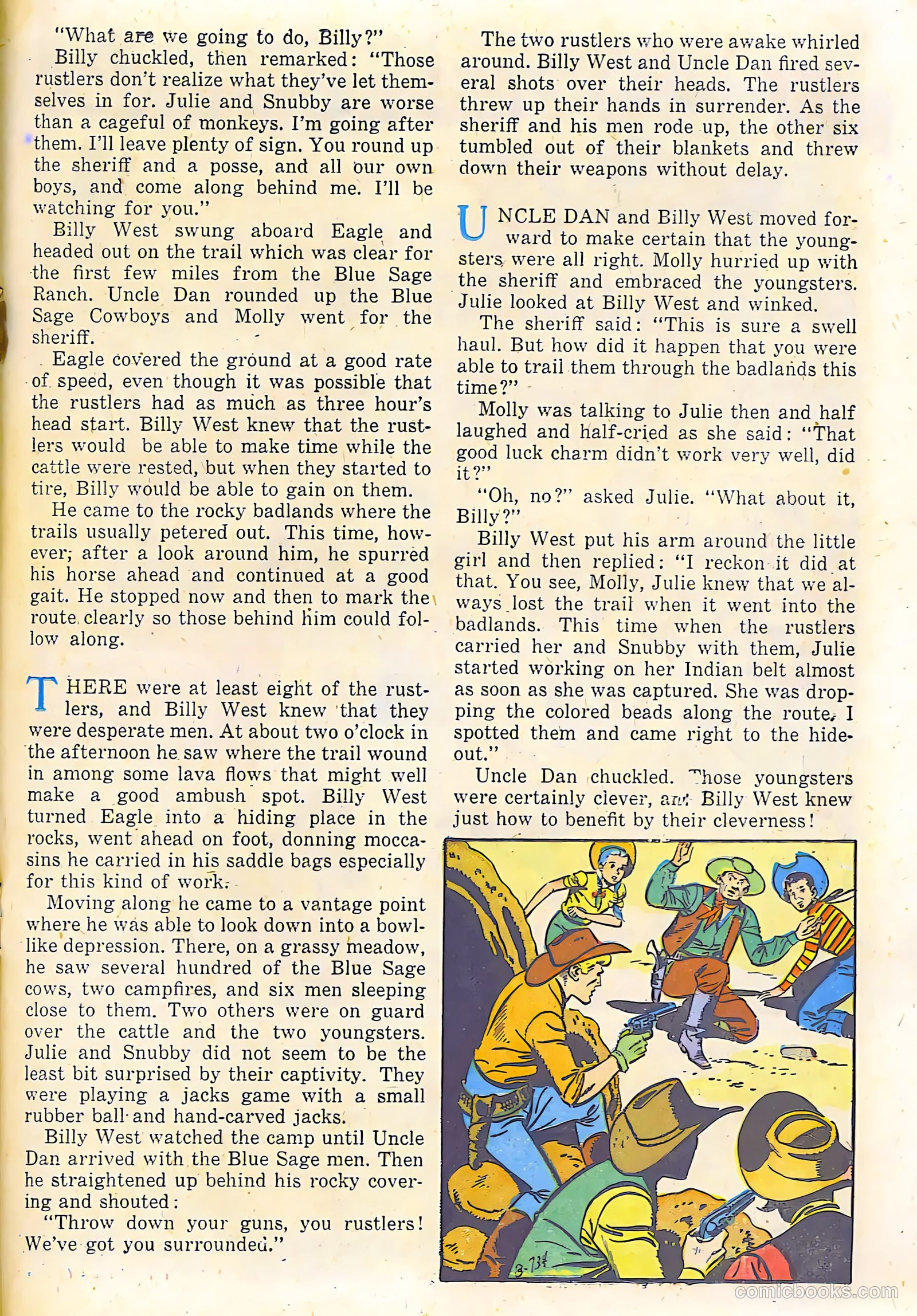 Billy West #6 (1950, Visual Editions, Inc.) — page 21 of 36