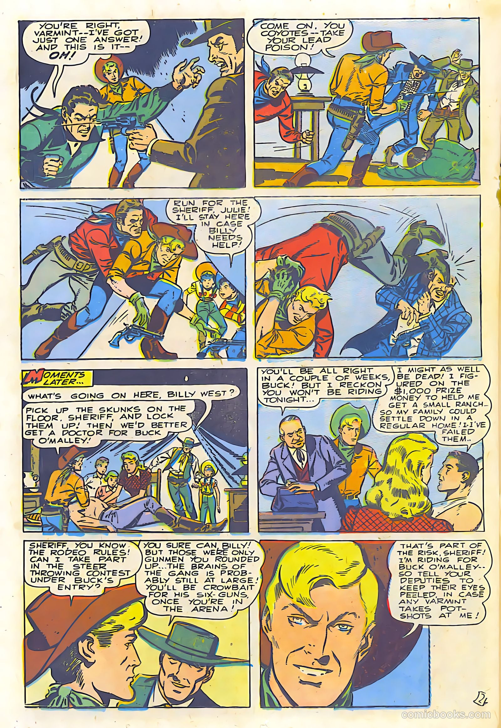 Billy West #6 (1950, Visual Editions, Inc.) — page 24 of 36