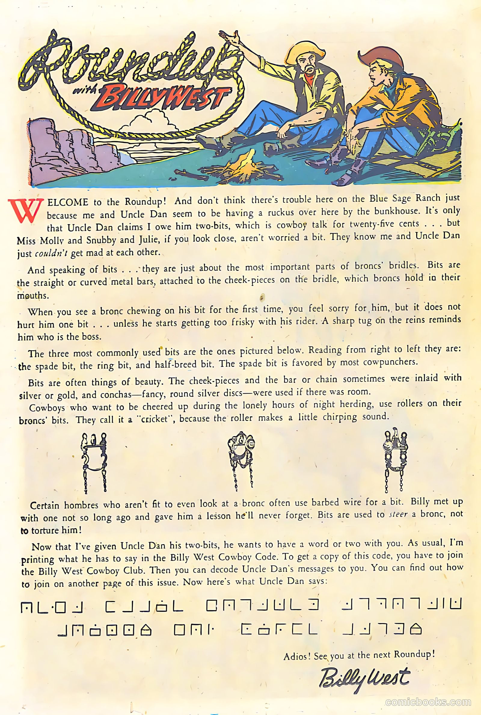 Billy West #6 (1950, Visual Editions, Inc.) — page 26 of 36