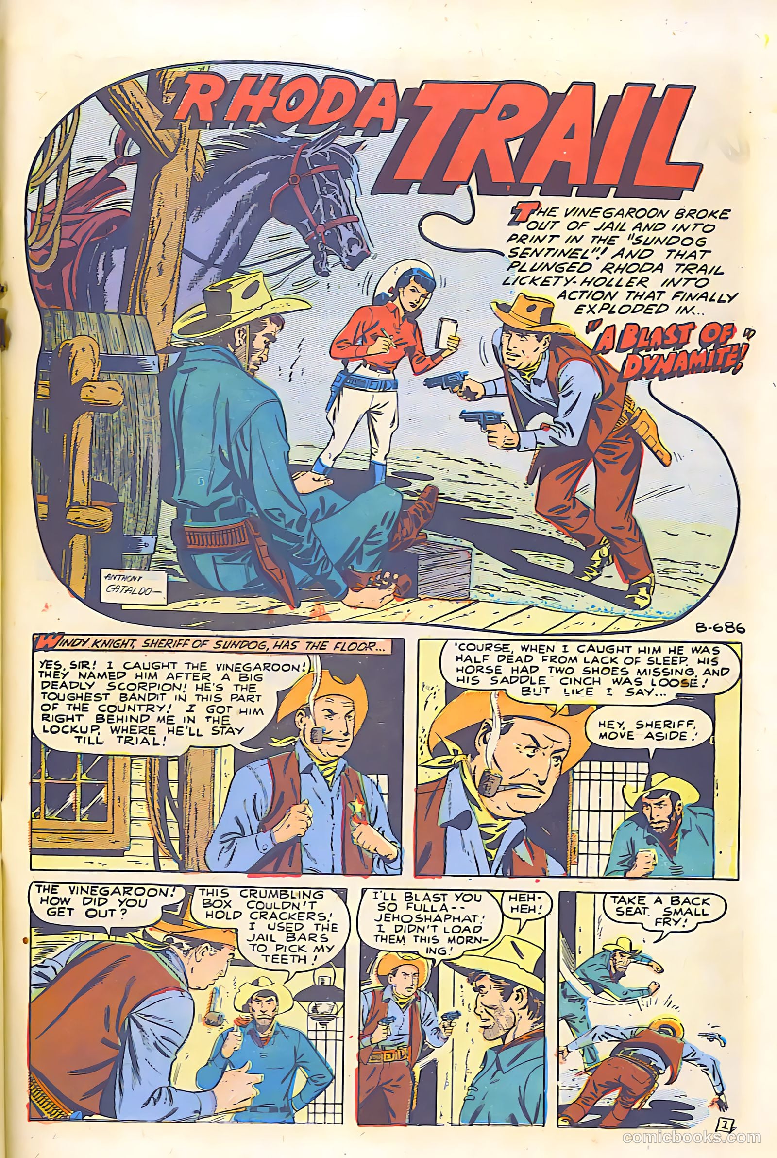 Billy West #6 (1950, Visual Editions, Inc.) — page 27 of 36