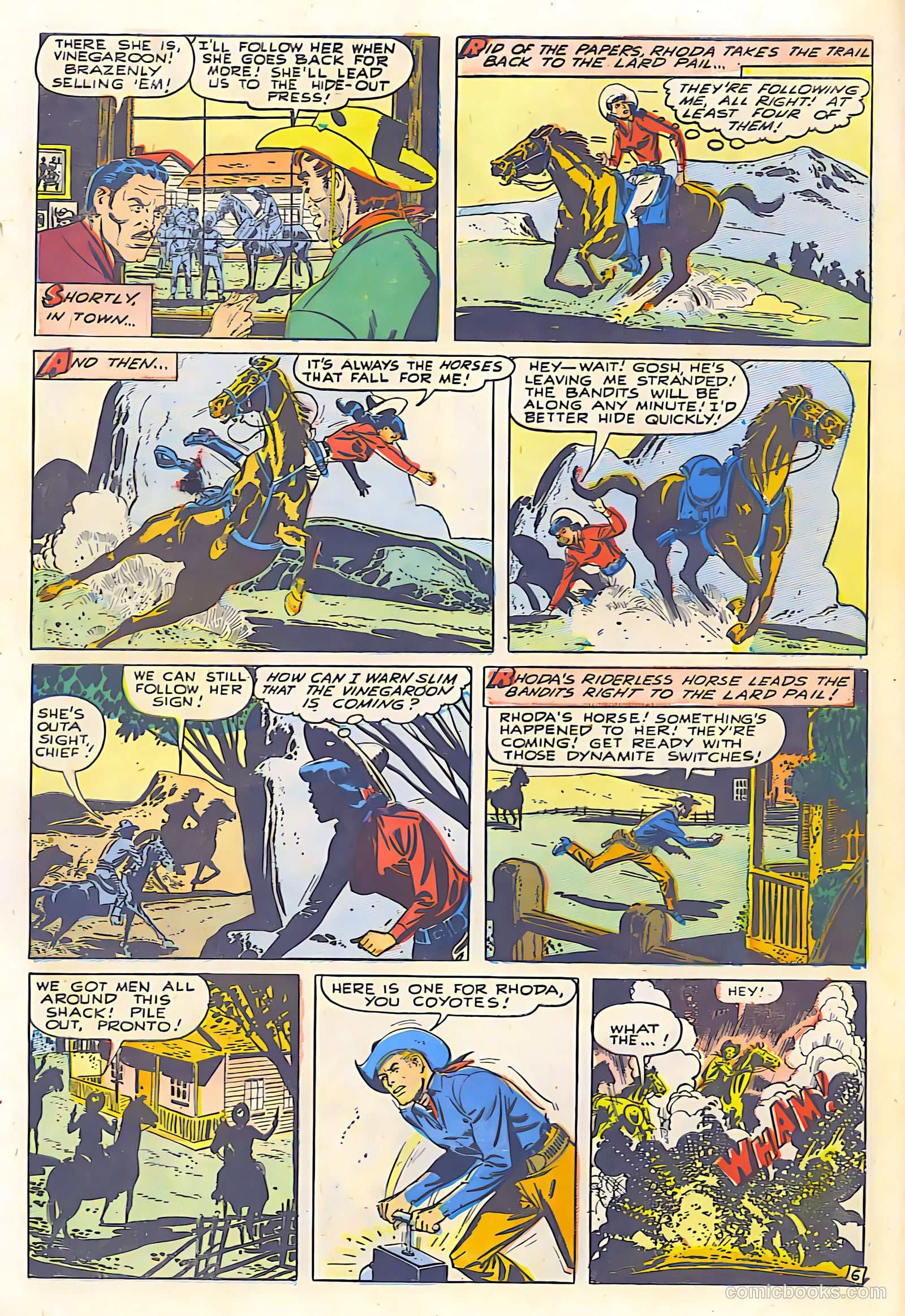 Billy West #6 (1950, Visual Editions, Inc.) — page 32 of 36