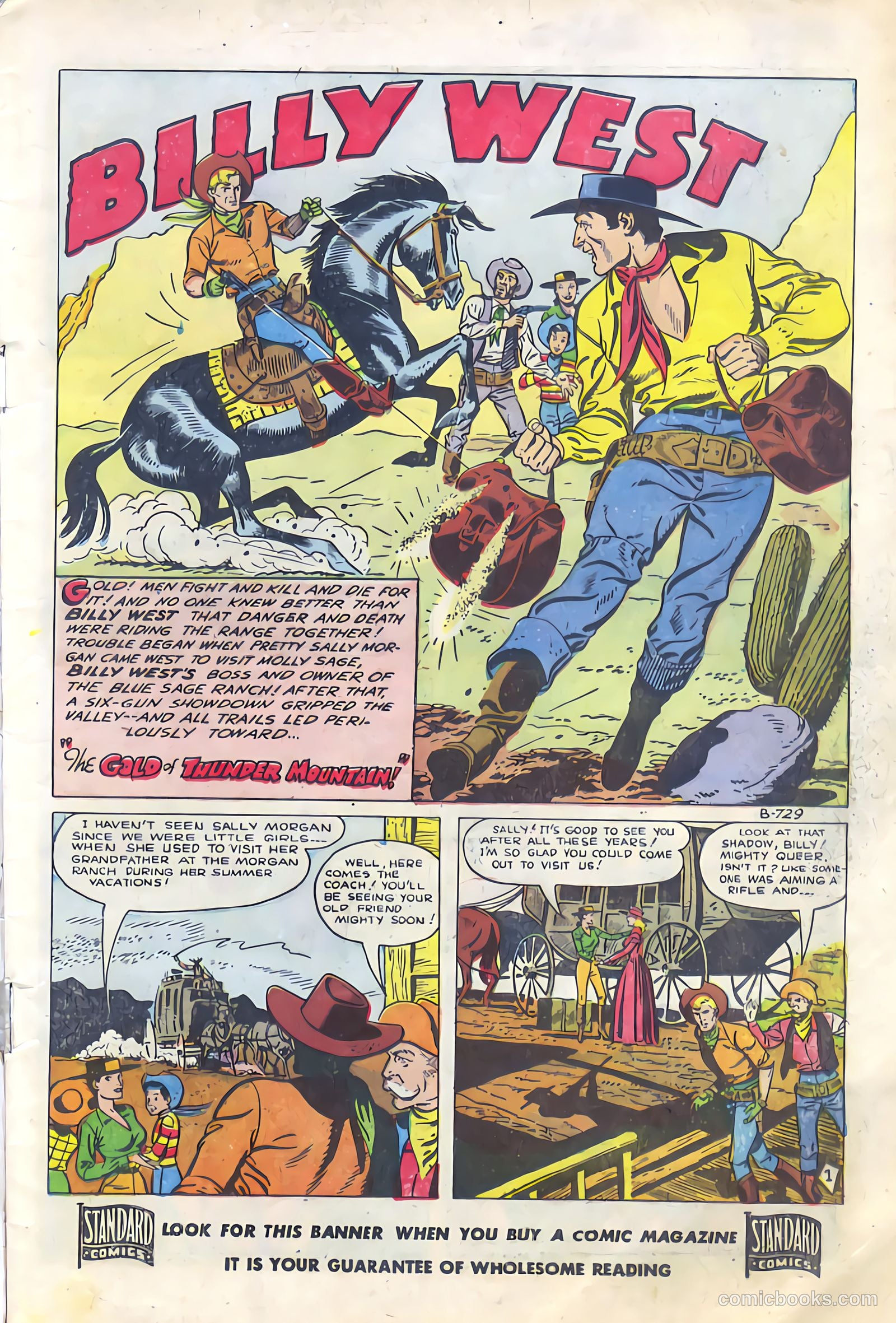 Billy West #7 (1950, Visual Editions, Inc.) — page 3 of 36