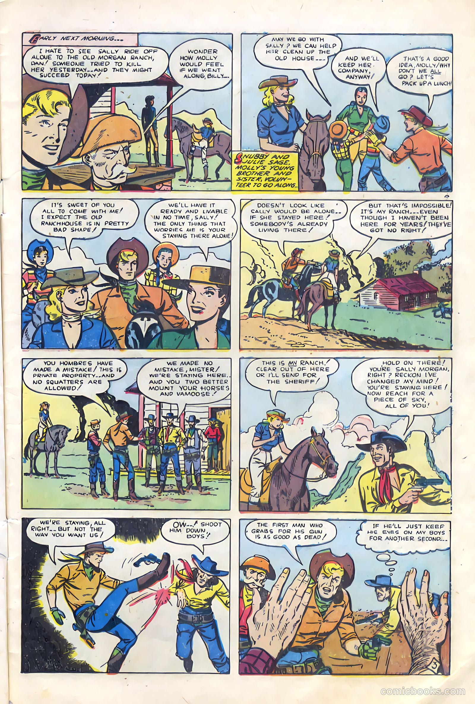 Billy West #7 (1950, Visual Editions, Inc.) — page 5 of 36