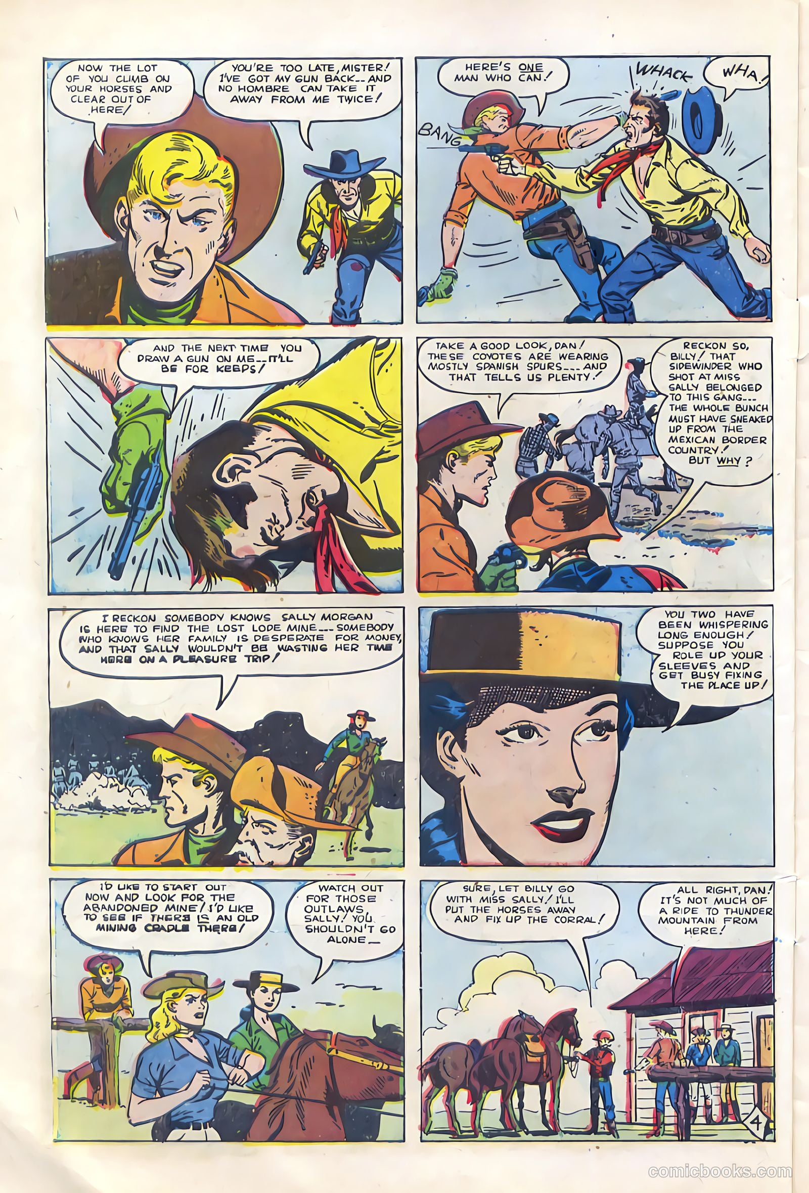 Billy West #7 (1950, Visual Editions, Inc.) — page 6 of 36