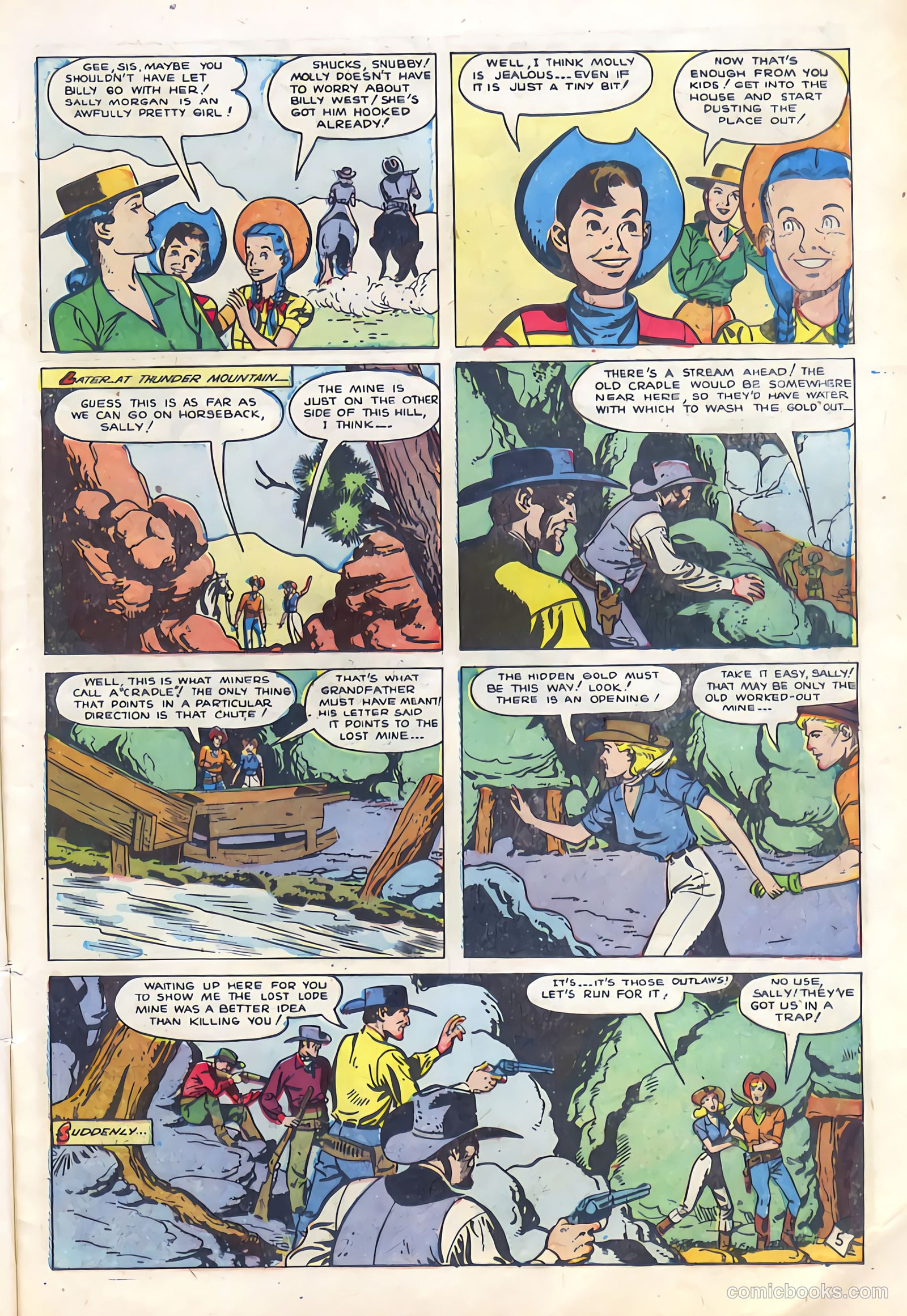 Billy West #7 (1950, Visual Editions, Inc.) — page 7 of 36