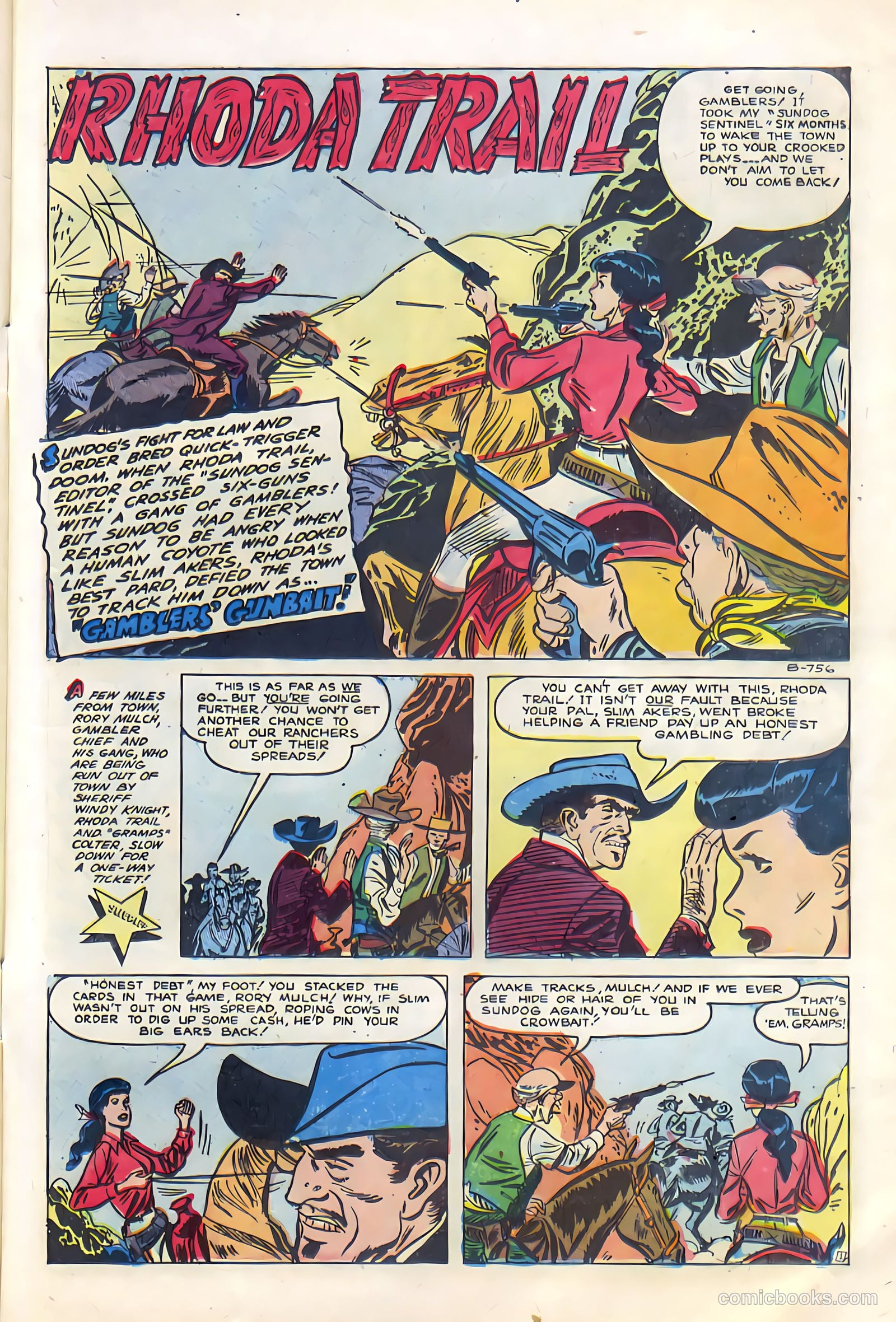 Billy West #7 (1950, Visual Editions, Inc.) — page 15 of 36
