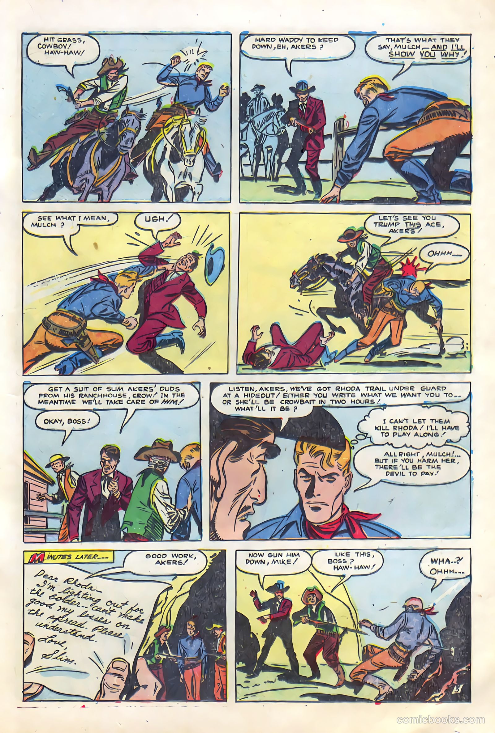 Billy West #7 (1950, Visual Editions, Inc.) — page 17 of 36