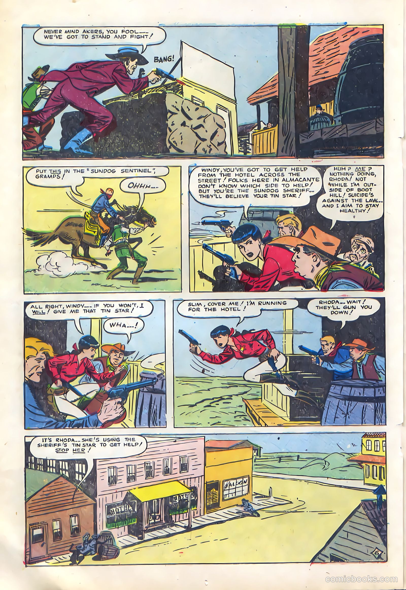 Billy West #7 (1950, Visual Editions, Inc.) — page 20 of 36