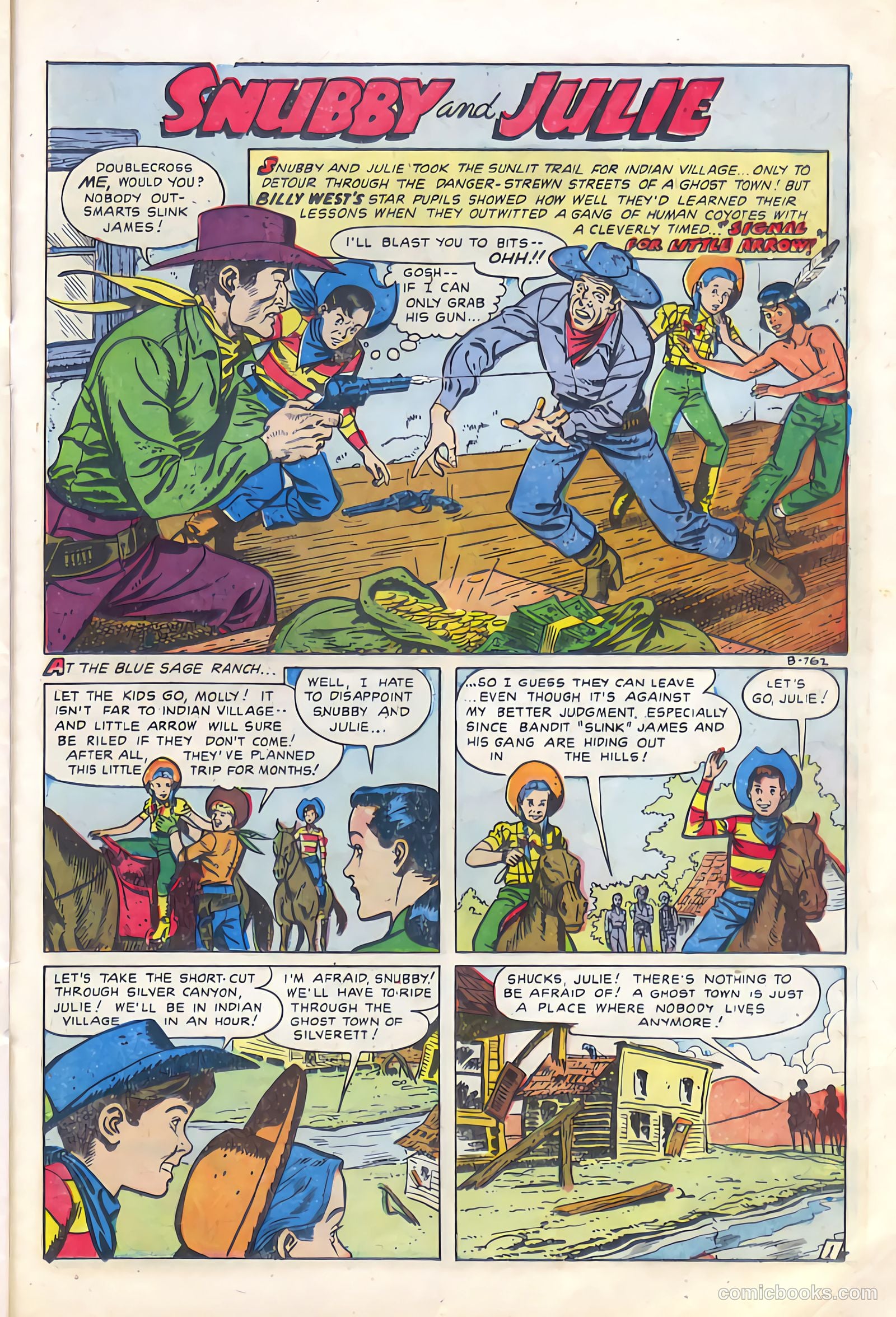 Billy West #7 (1950, Visual Editions, Inc.) — page 23 of 36