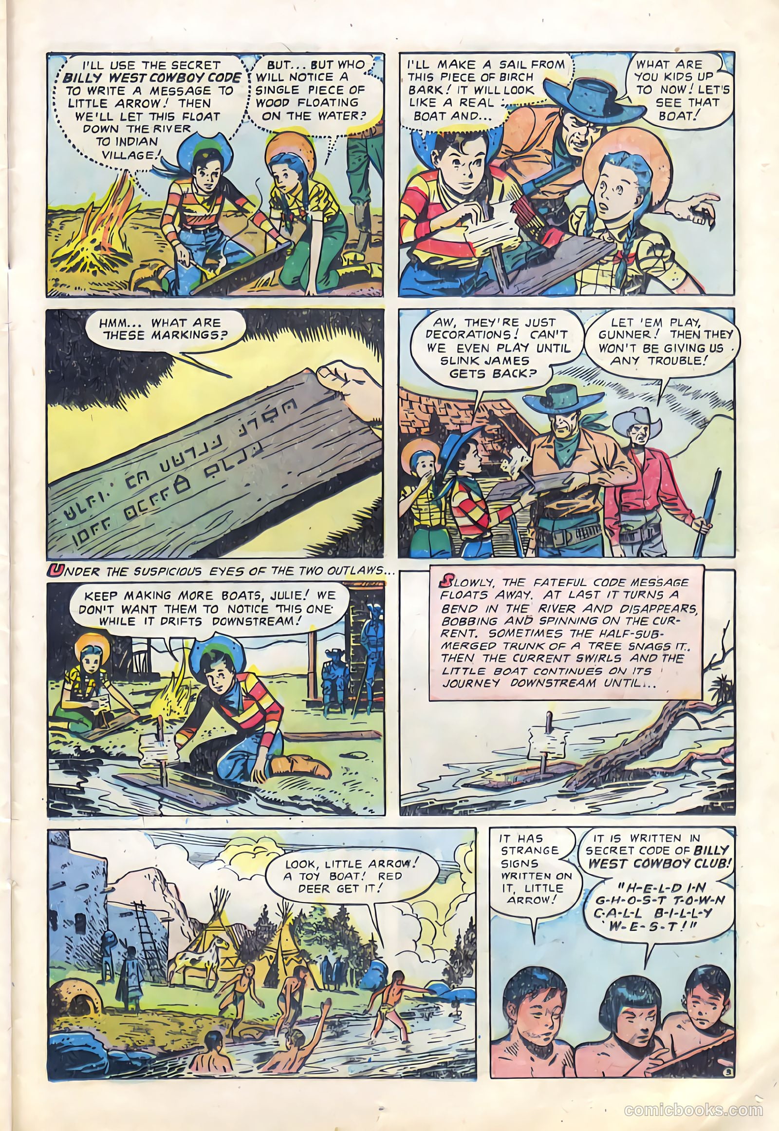 Billy West #7 (1950, Visual Editions, Inc.) — page 25 of 36
