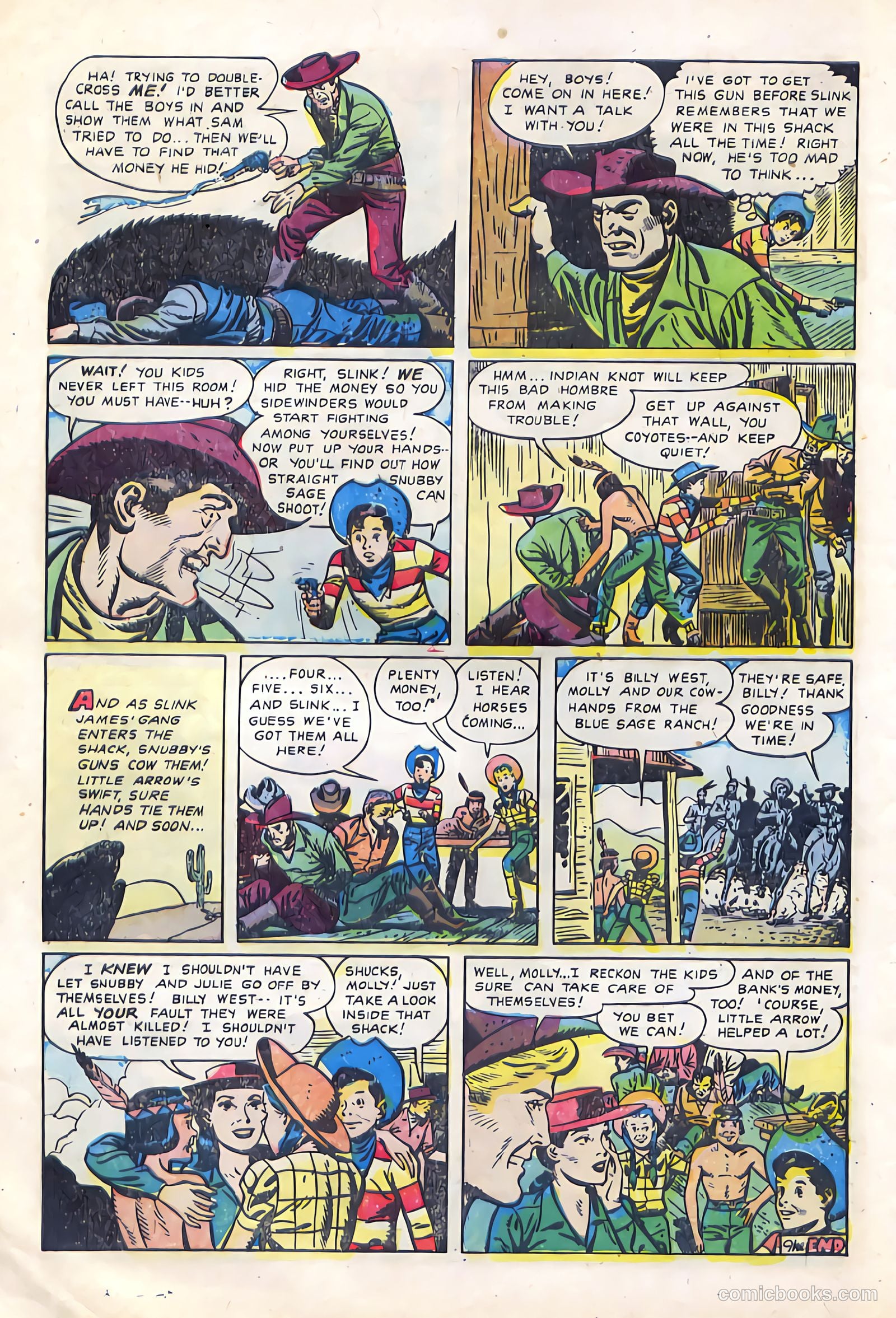 Billy West #7 (1950, Visual Editions, Inc.) — page 28 of 36