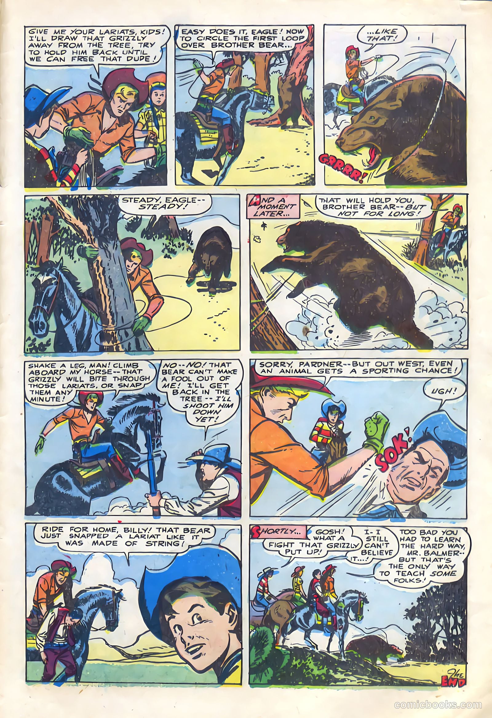 Billy West #7 (1950, Visual Editions, Inc.) — page 33 of 36