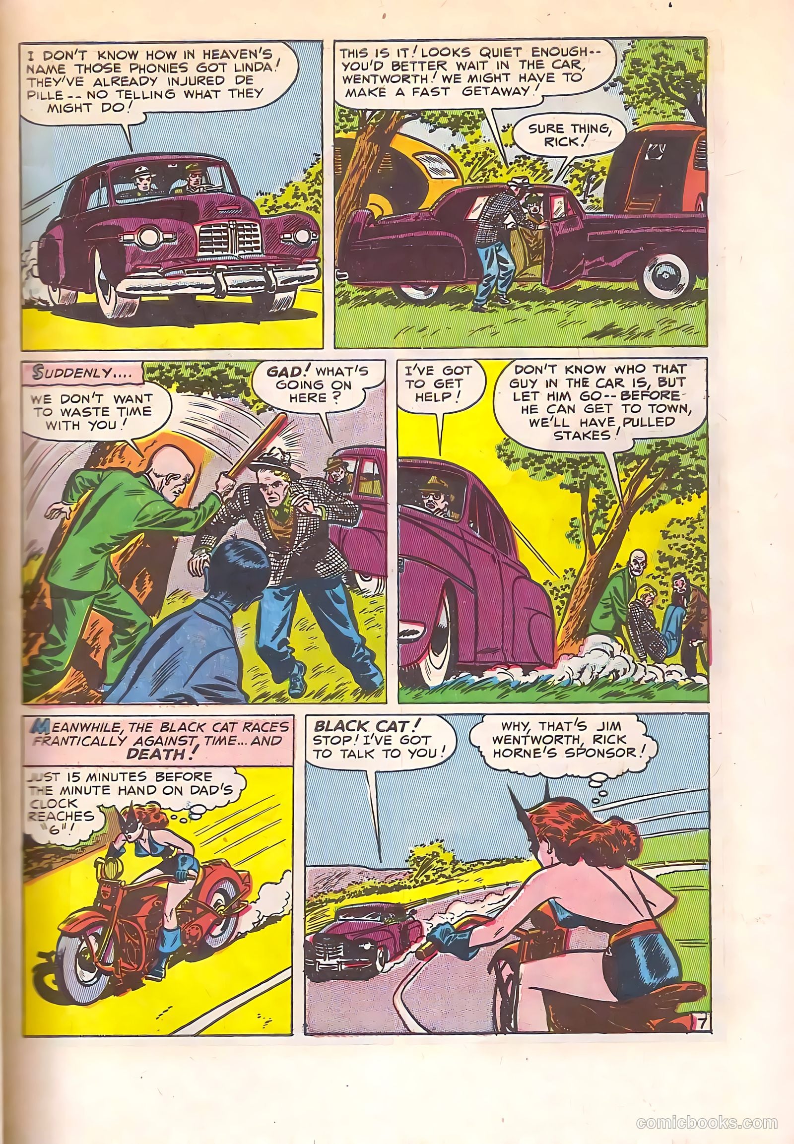 Black Cat Comics #6 (1947) — page 9 of 52