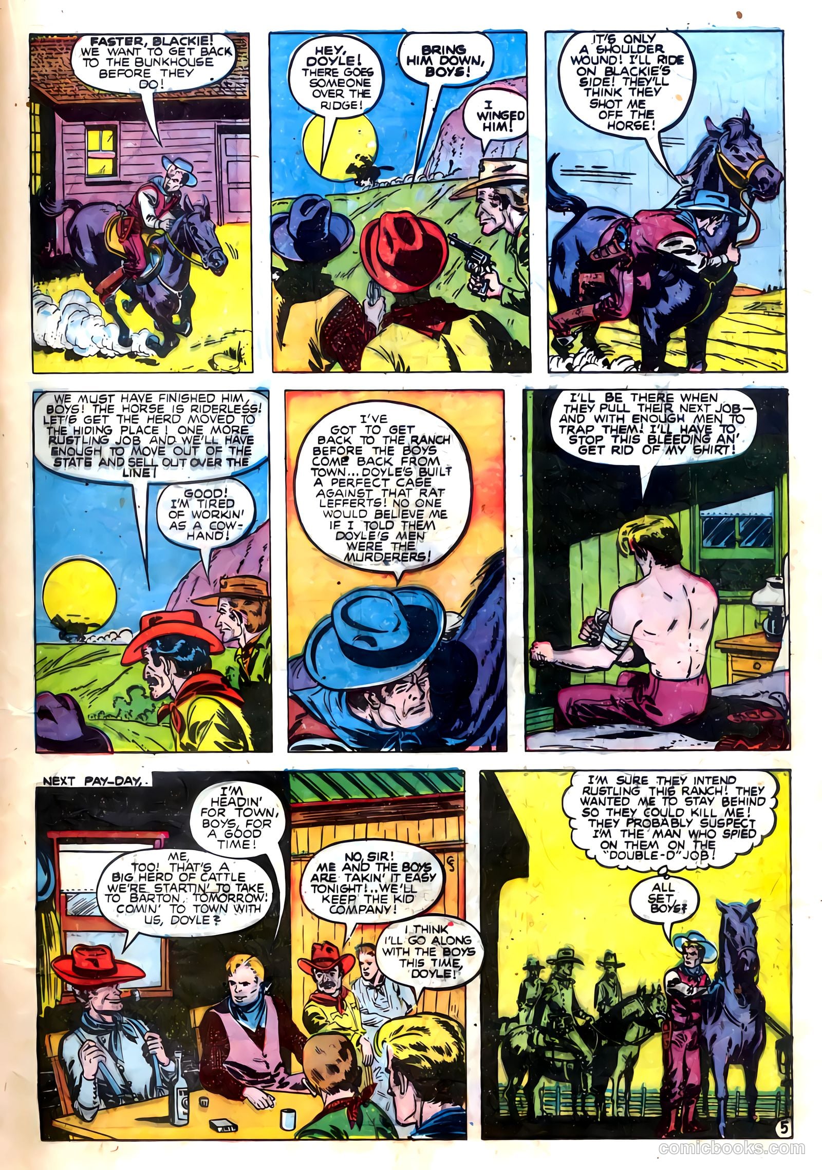 Black Diamond Western #10 (1949) — page 21 of 52