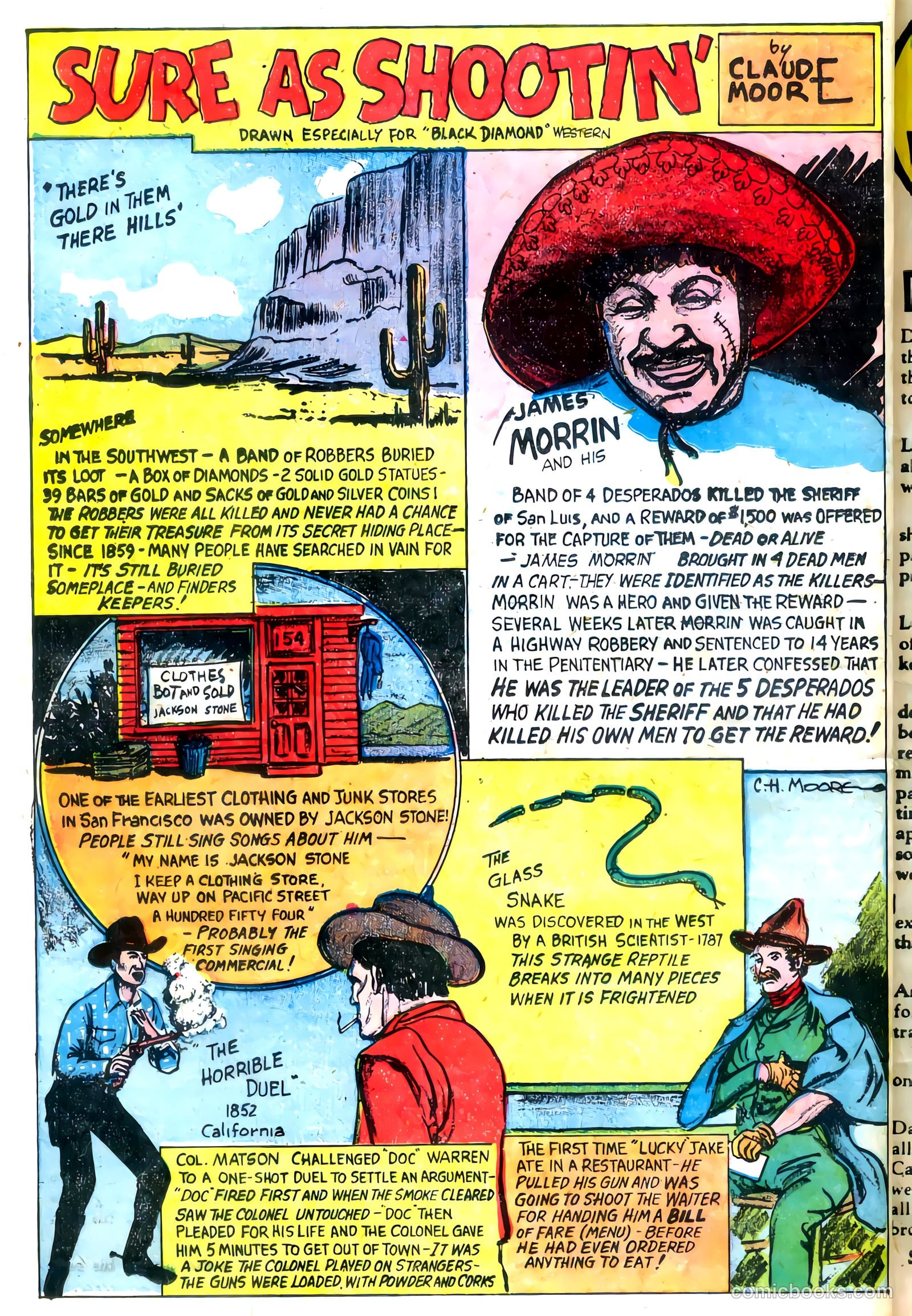 Black Diamond Western #10 (1949) — page 37 of 52