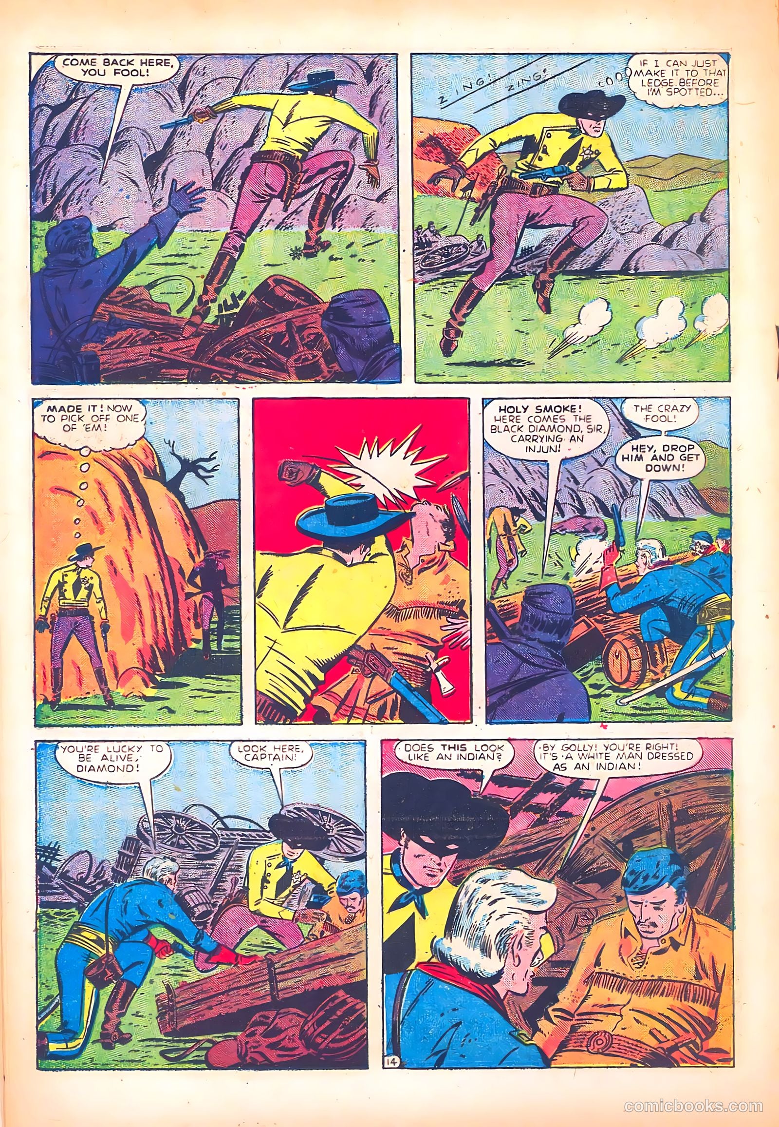Black Diamond Western #13 (1949) — page 16 of 53
