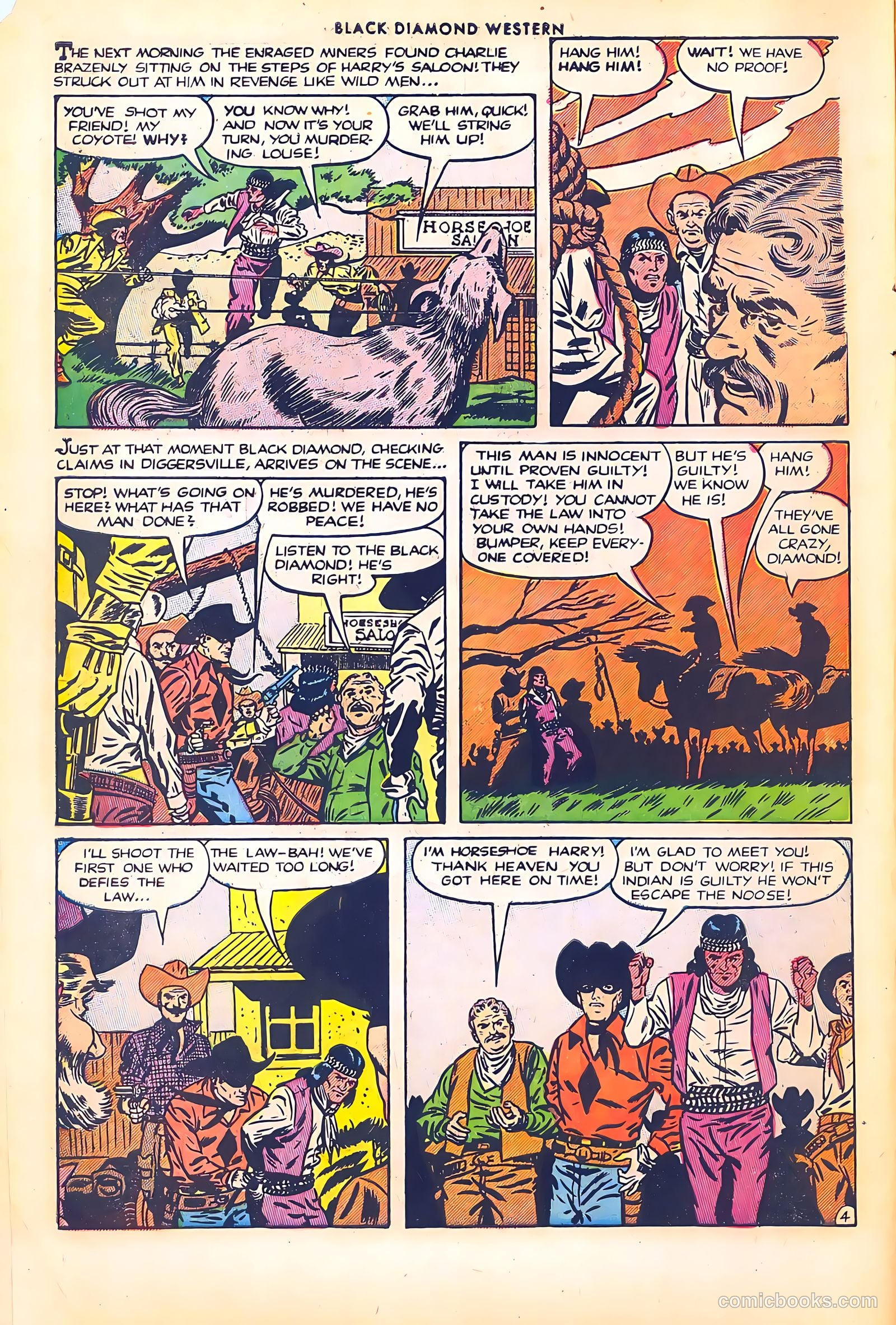 Black Diamond Western #38 (1952) — page 7 of 37