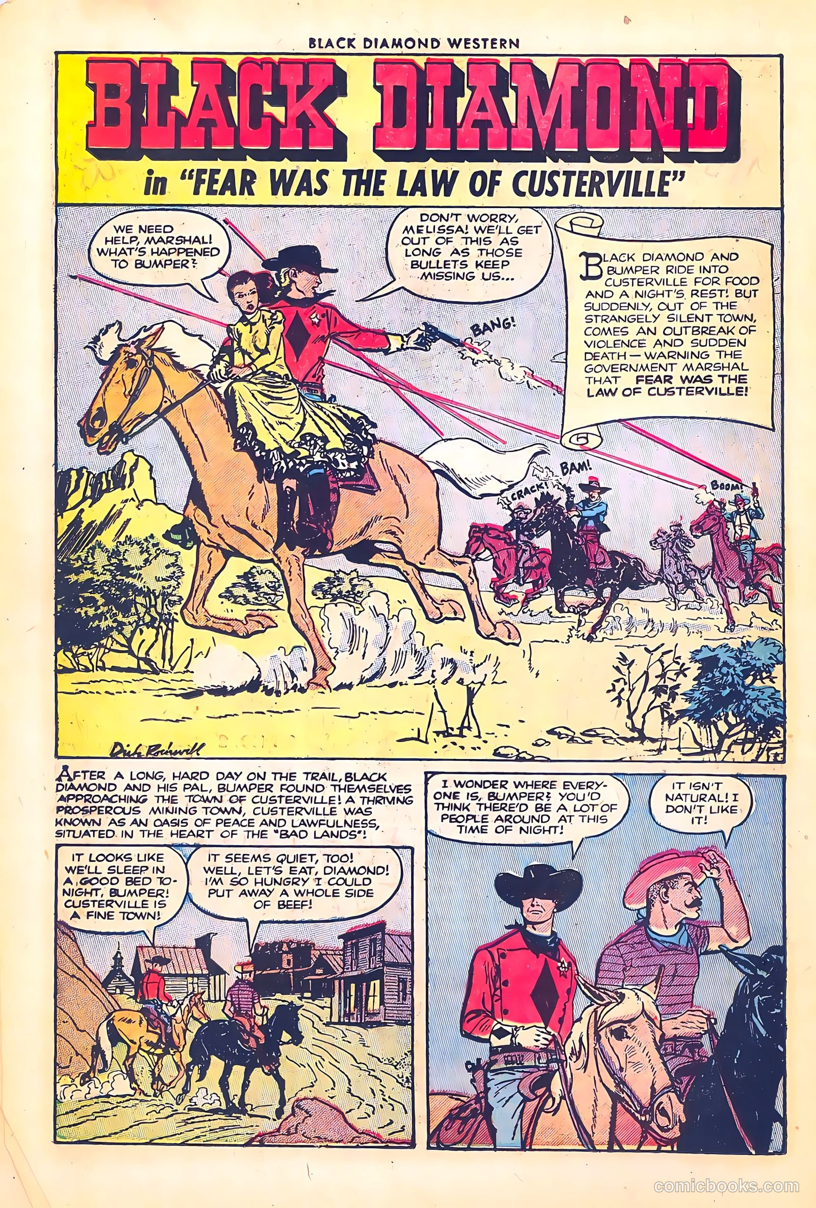 Black Diamond Western #38 (1952) — page 15 of 37