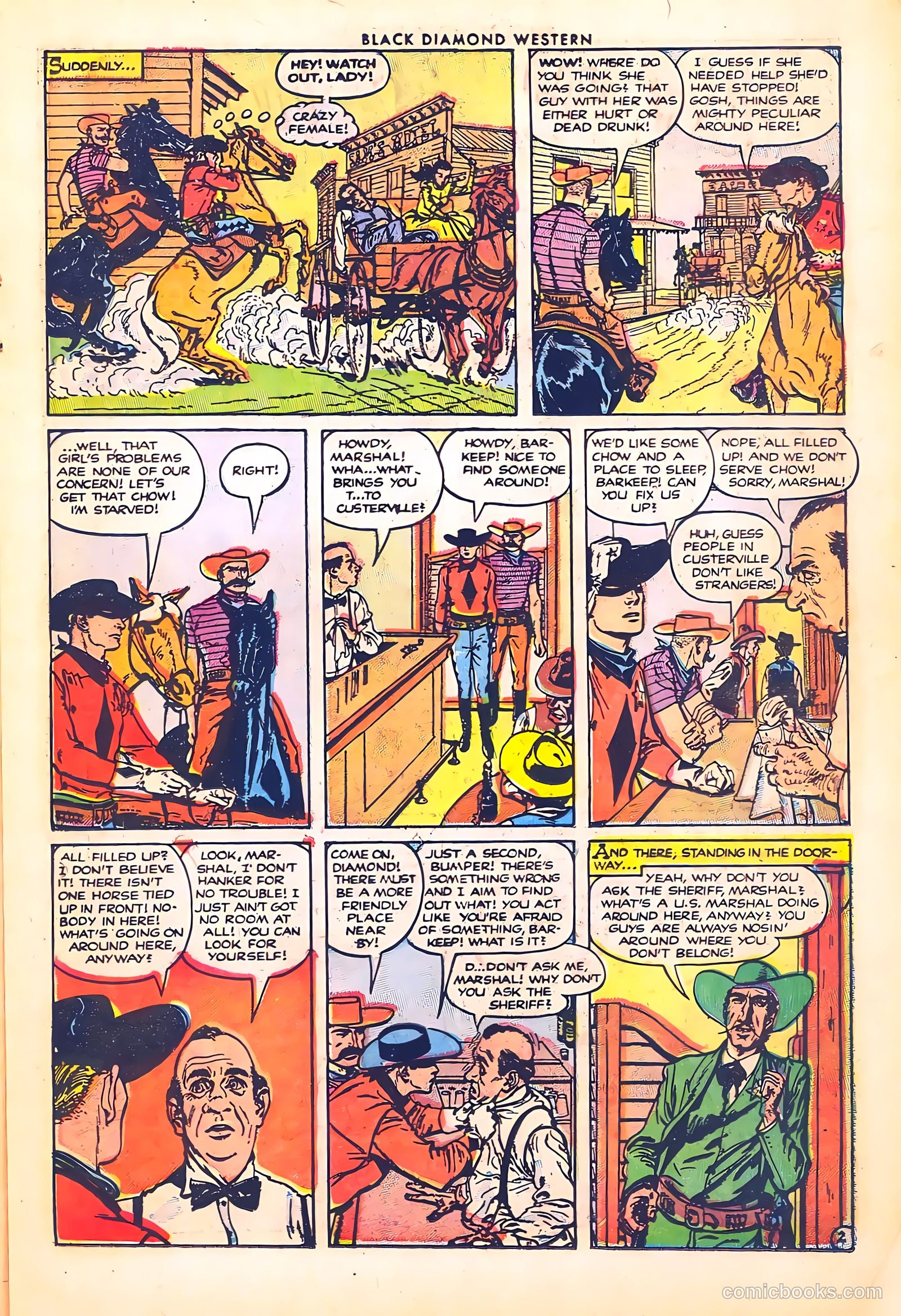 Black Diamond Western #38 (1952) — page 16 of 37